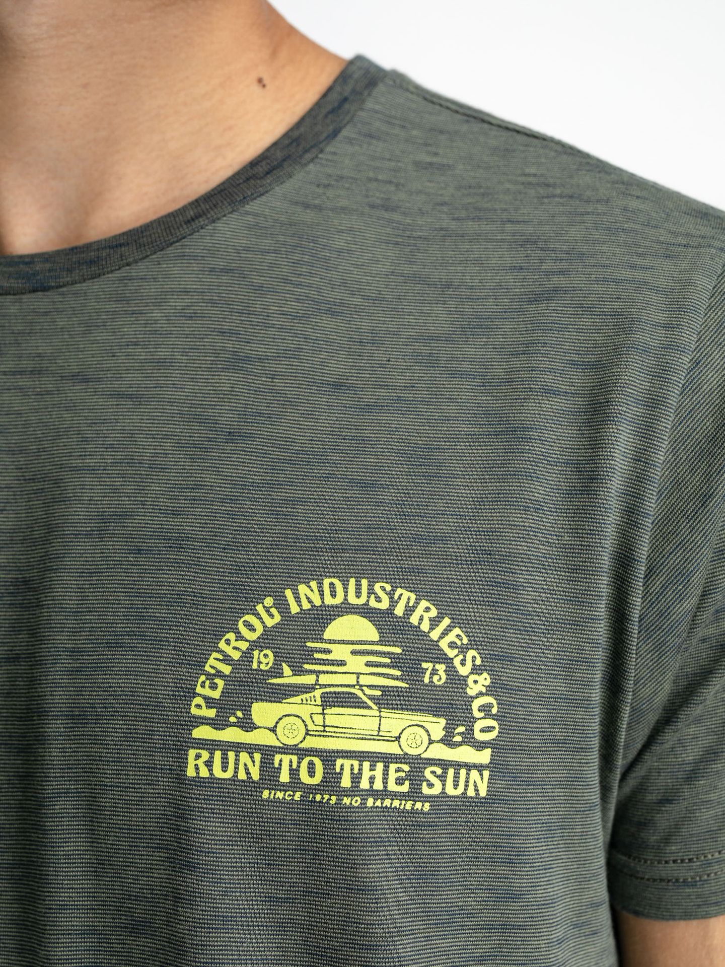 Petrol Industries Men T-Shirt SS Classic Print Dusty army6134 00103178-EKA26002700000011
