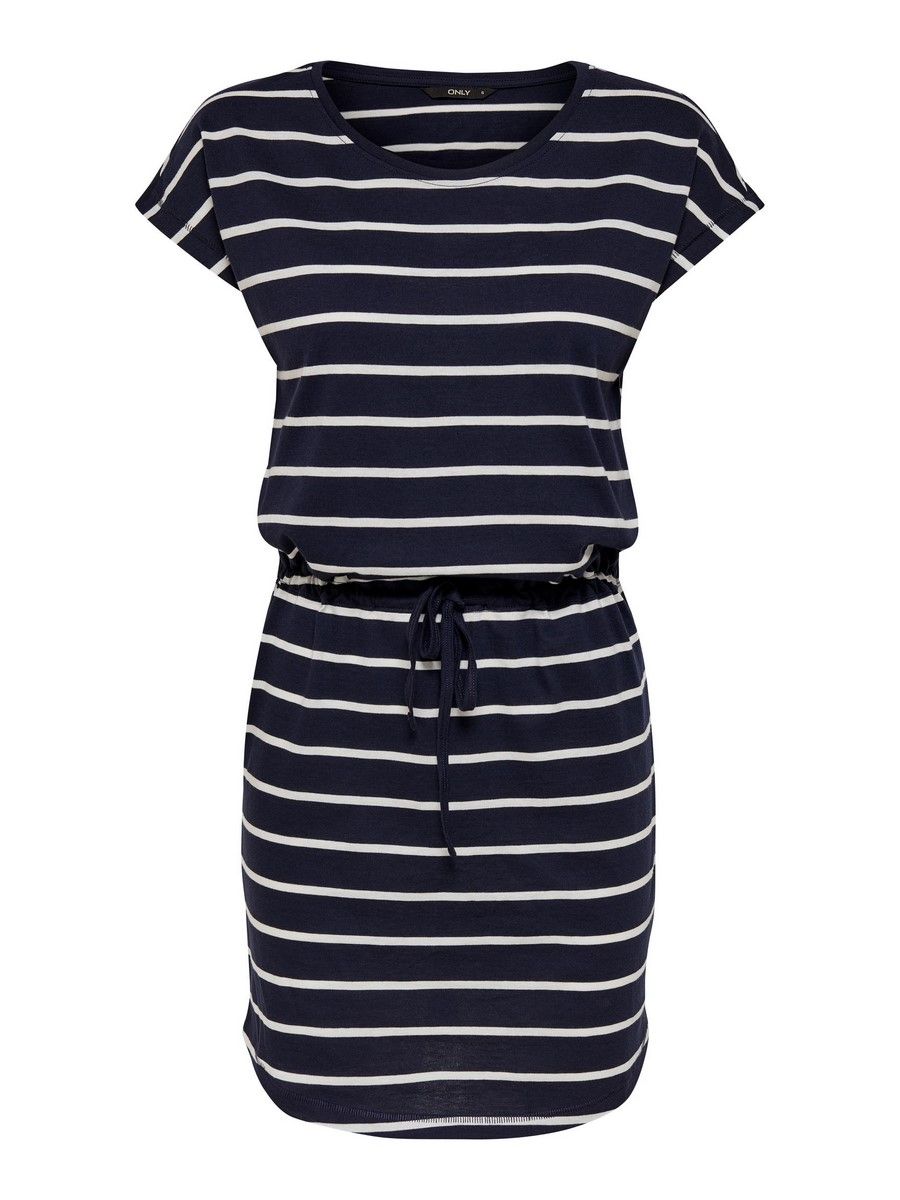 Only ONLMAY S/S DRESS NOOS Night Sky/Cloud dancer (nadia) 2900137953010