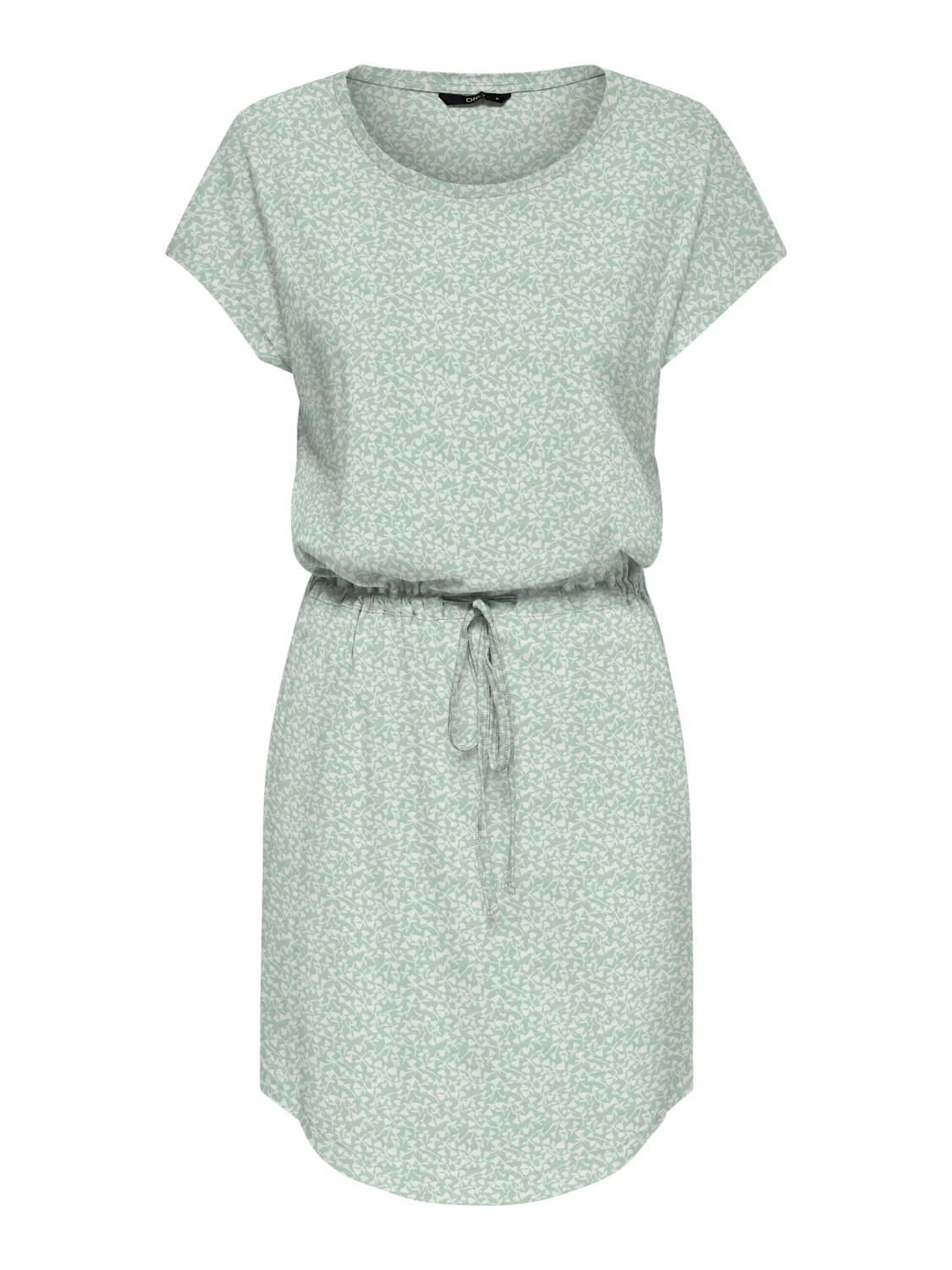 Only ONLMAY S/S DRESS NOOS Subtle Green/Mia ditsy 00103504-EKA26011400002217