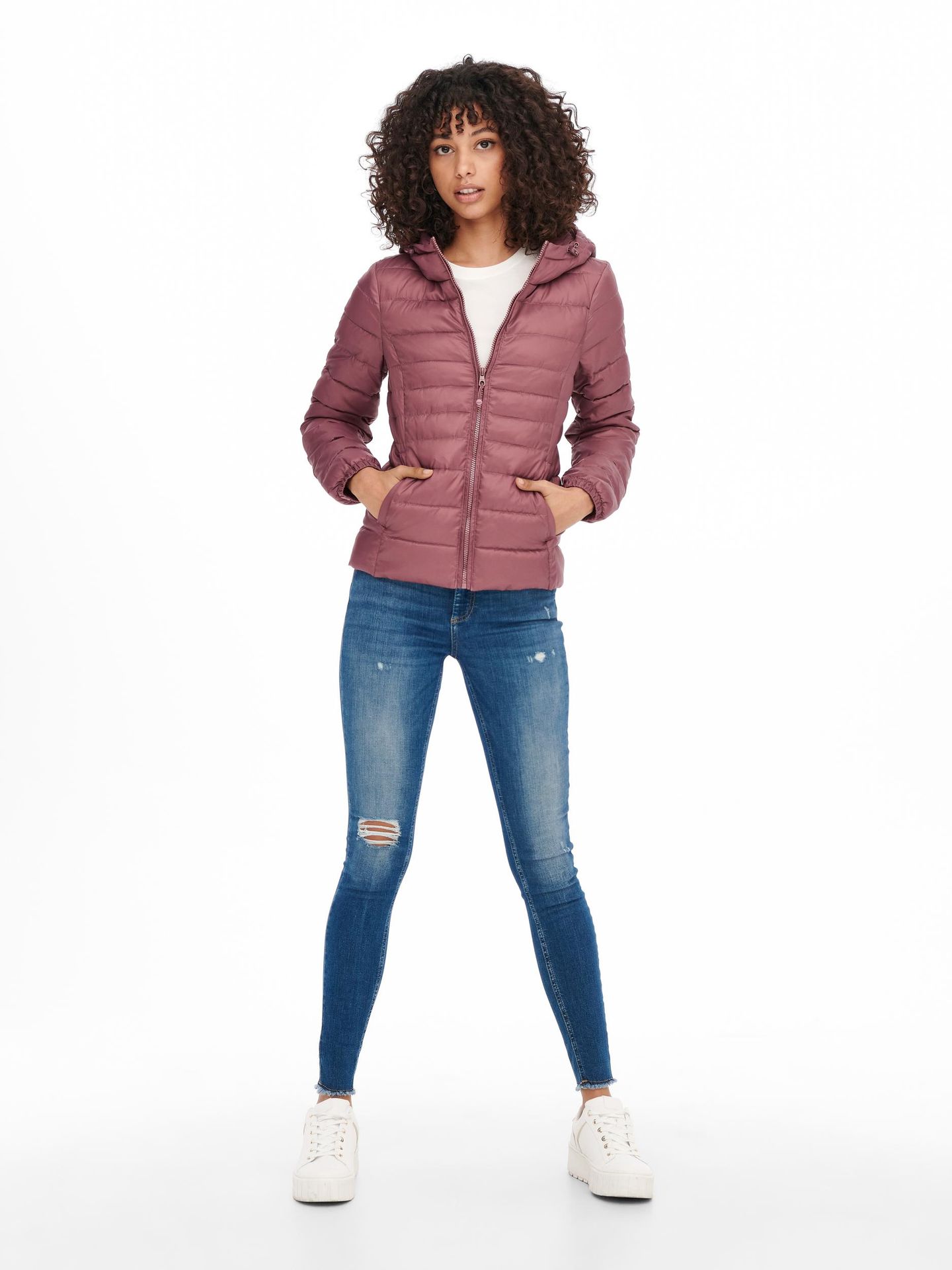 Only ONLTAHOE HOOD JACKET OTW NOOS Rose Brown 2900138071058