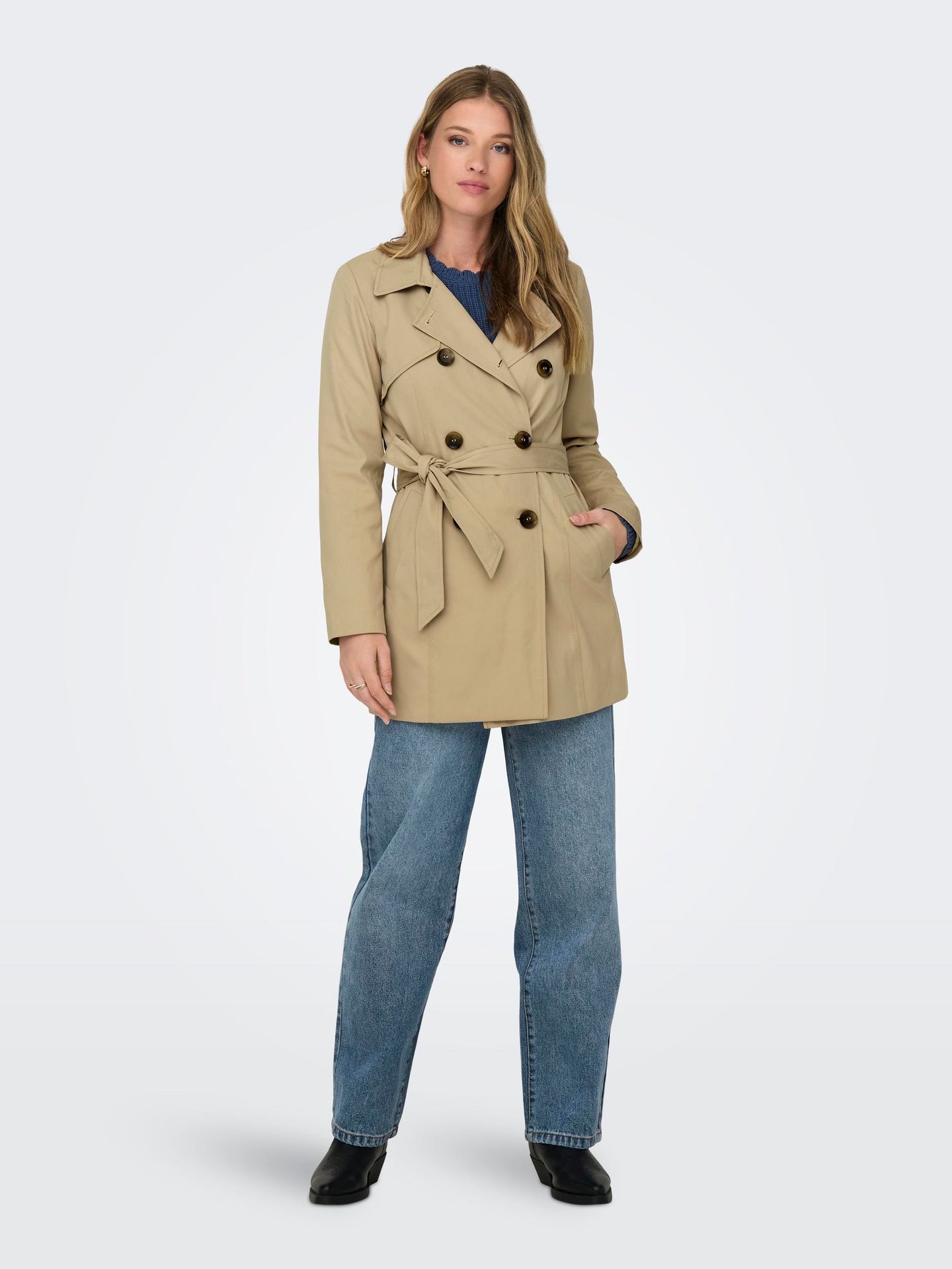 Only ONLVALERIE TRENCHCOAT OTW NOOS Ginger Root 2900138125034