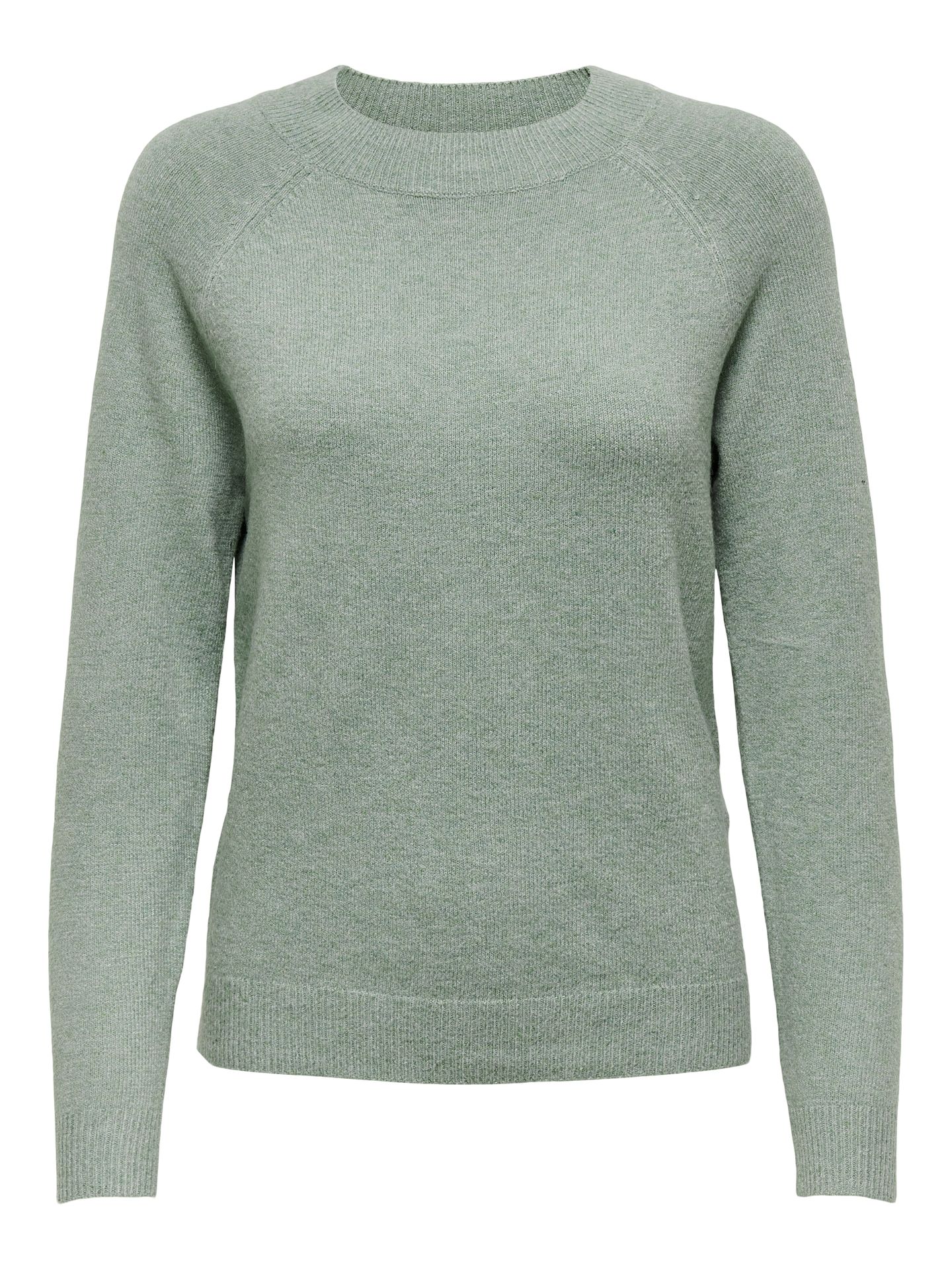 Only ONLRICA LIFE L/S PULLOVER  KNT NOOS Chinois Green/BLACK BUTTONS 00103528-EKA26011400000197