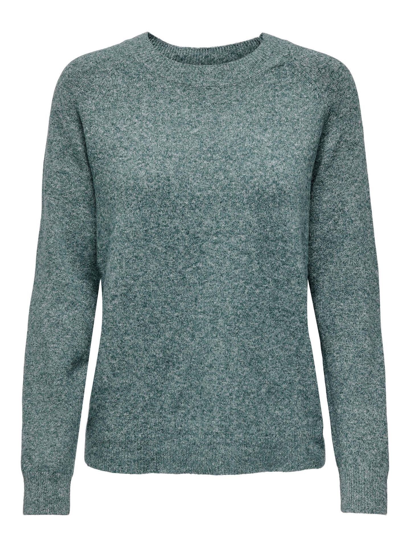 Only ONLRICA LIFE L/S PULLOVER  KNT NOOS Sea Moss/W. MELANGE 2900138211041