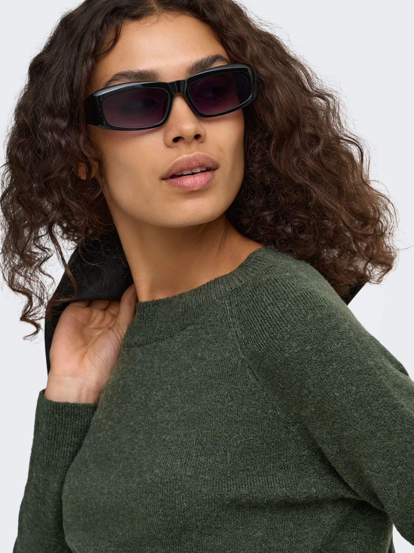 Only ONLRICA LIFE L/S PULLOVER  KNT NOOS Kambaba/Melange 2900168298067