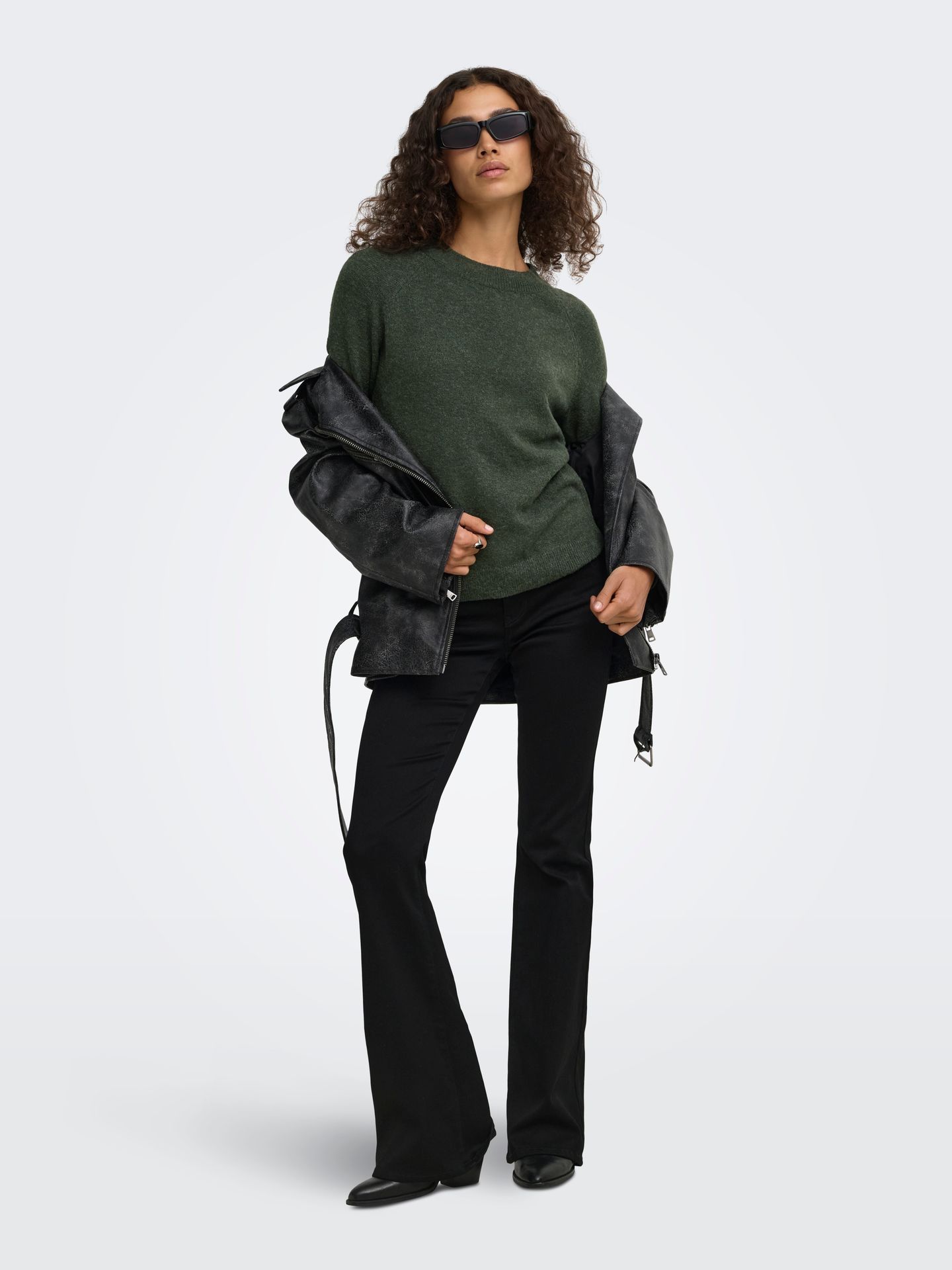 Only ONLRICA LIFE L/S PULLOVER  KNT NOOS Kambaba/Melange 2900168298067