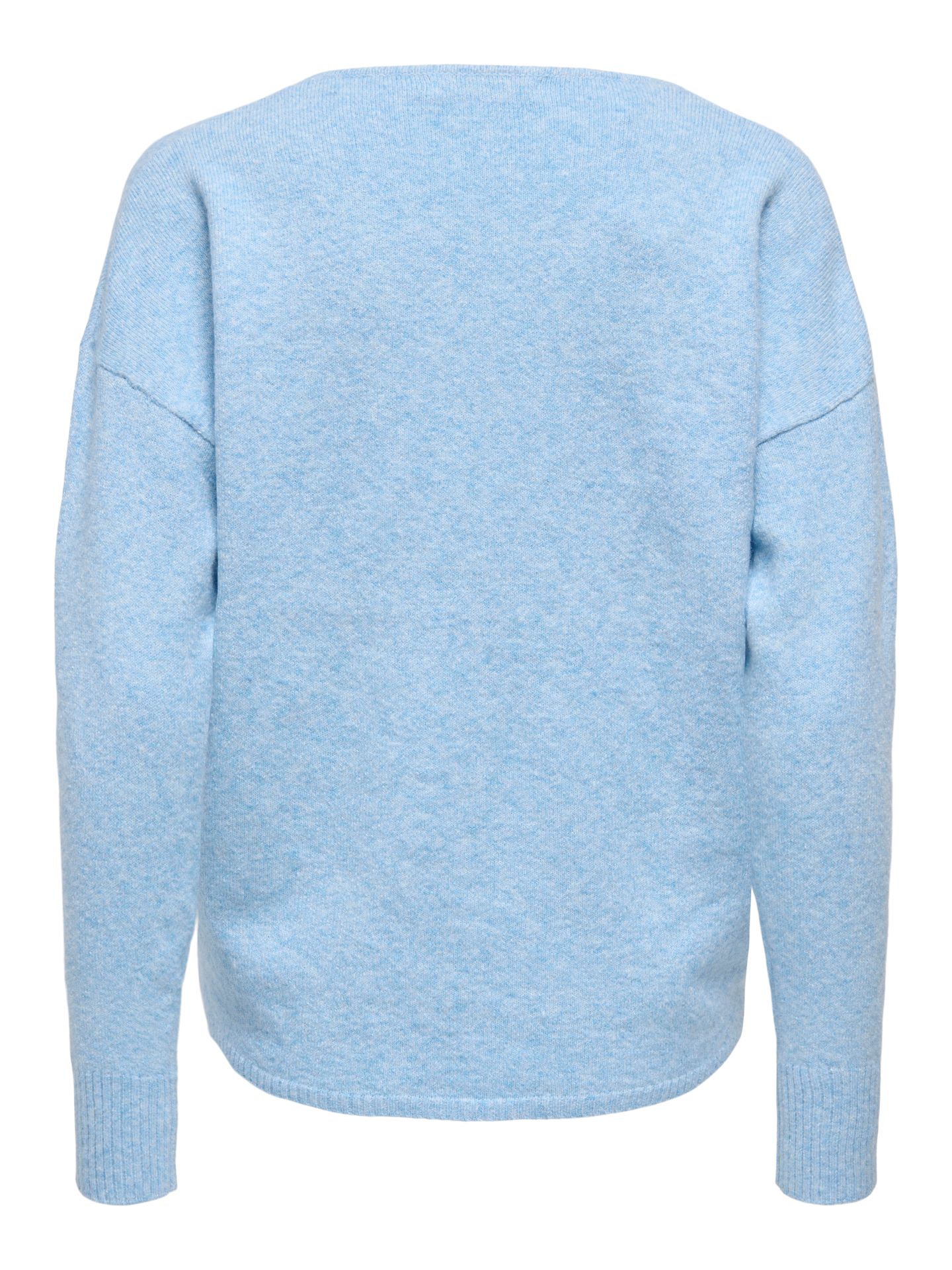 Only ONLRICA LIFE L/S V-NECK PULLO KNT N Little Boy Blue/W. Melange 2900162283052