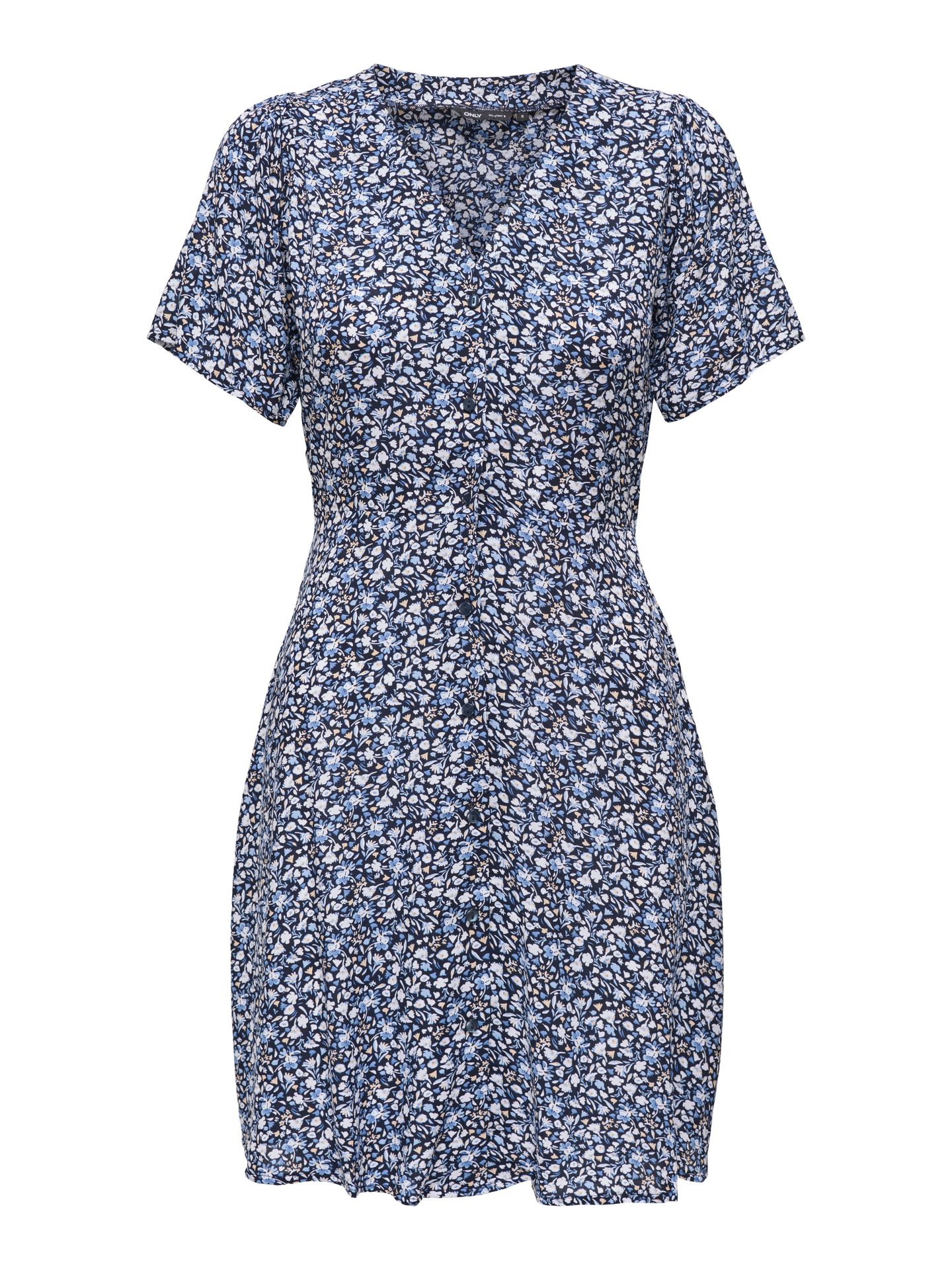 Only ONLEVIDA S/S SHORT DRESS WVN NOOS Night Sky/SOFIA WHITE BLUE DITSY 00103544-EKA26011400003501