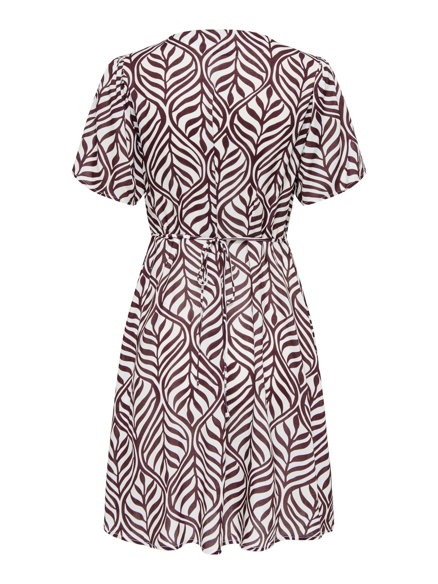 Only ONLEVIDA S/S SHORT DRESS WVN NOOS Fudge/KELLY LEAF 00103544-EKA26011400003502