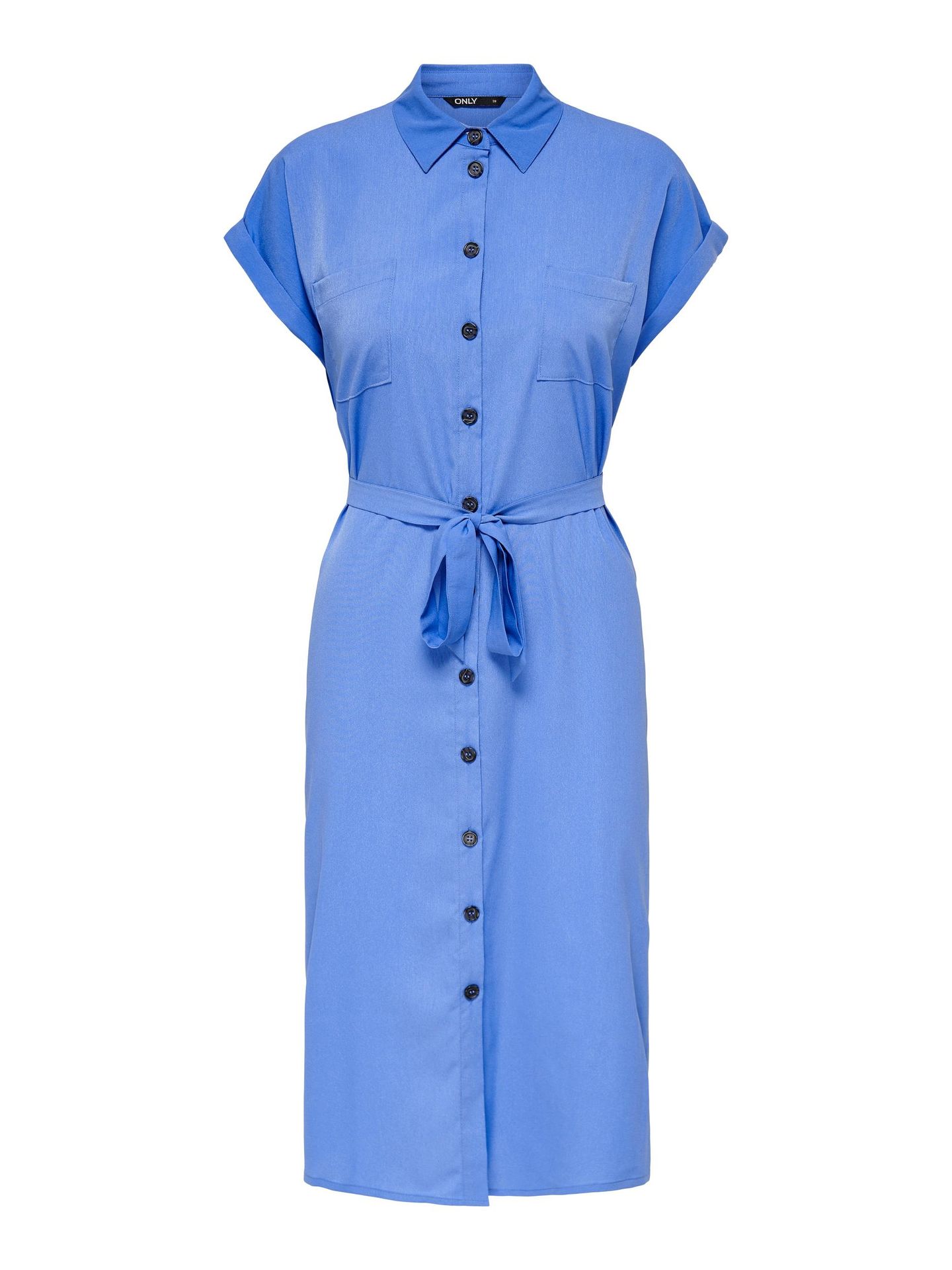 Only ONLHANNOVER S/S SHIRT DRESS NOOS WV Ultramarine 2900138700026