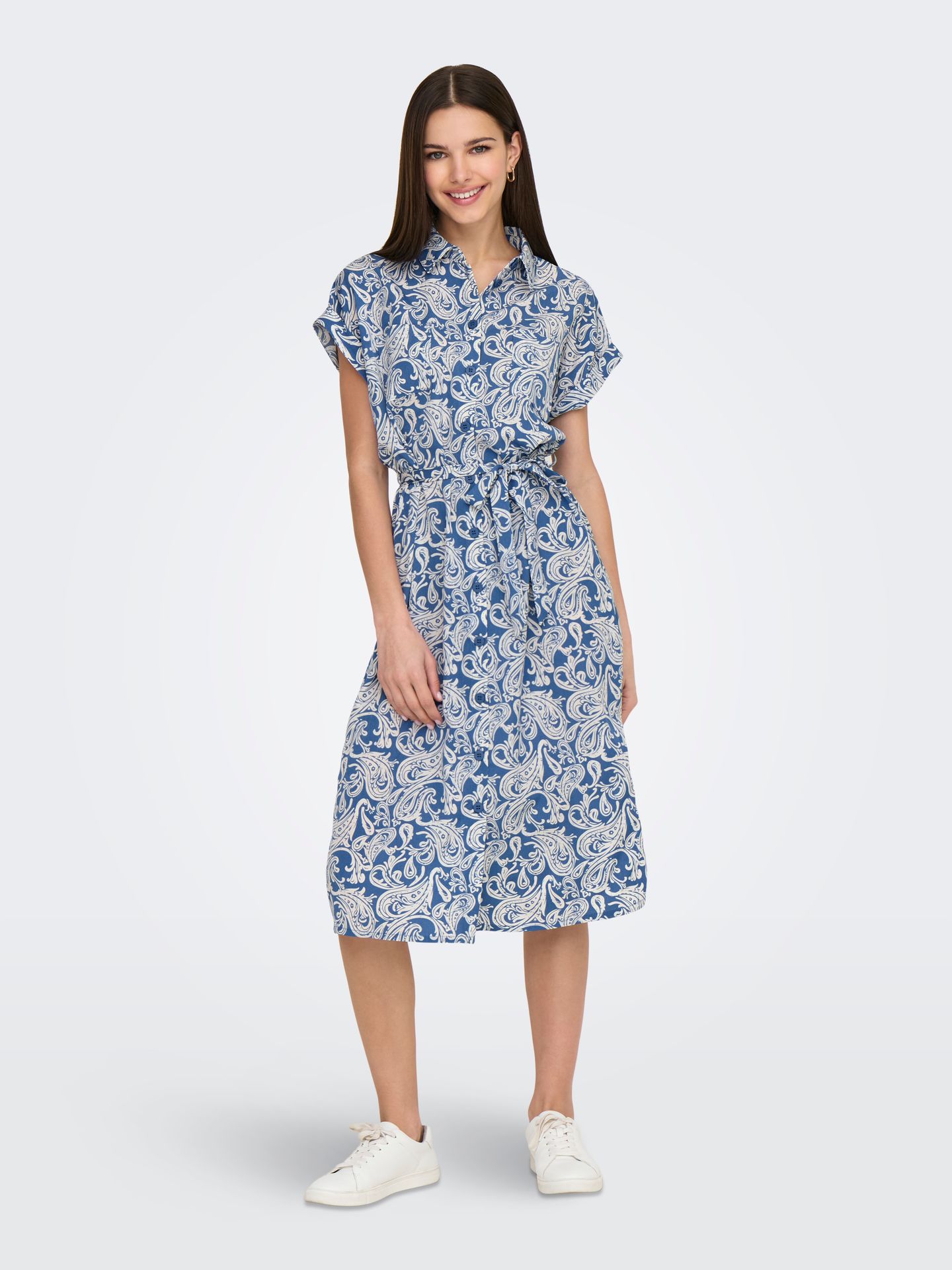 Only ONLHANNOVER S/S SHIRT DRESS NOOS WV Riverside/CD PAISLEY PRINT 2900155697040