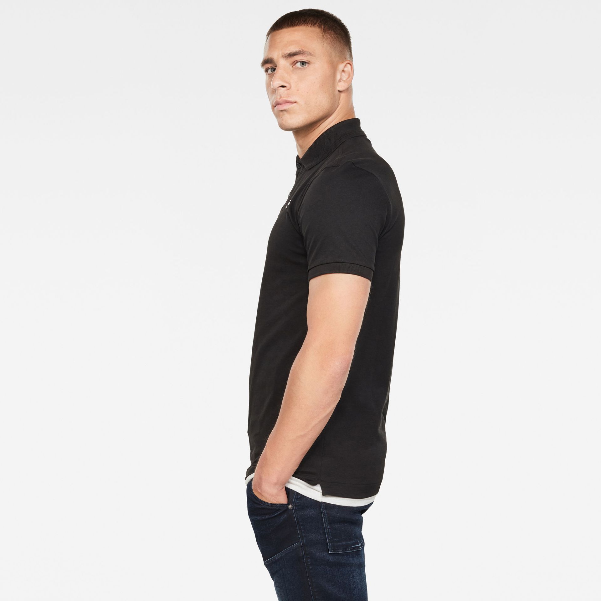 G-star Raw Dunda slim polo s\s 6484 dk black 2900138845079