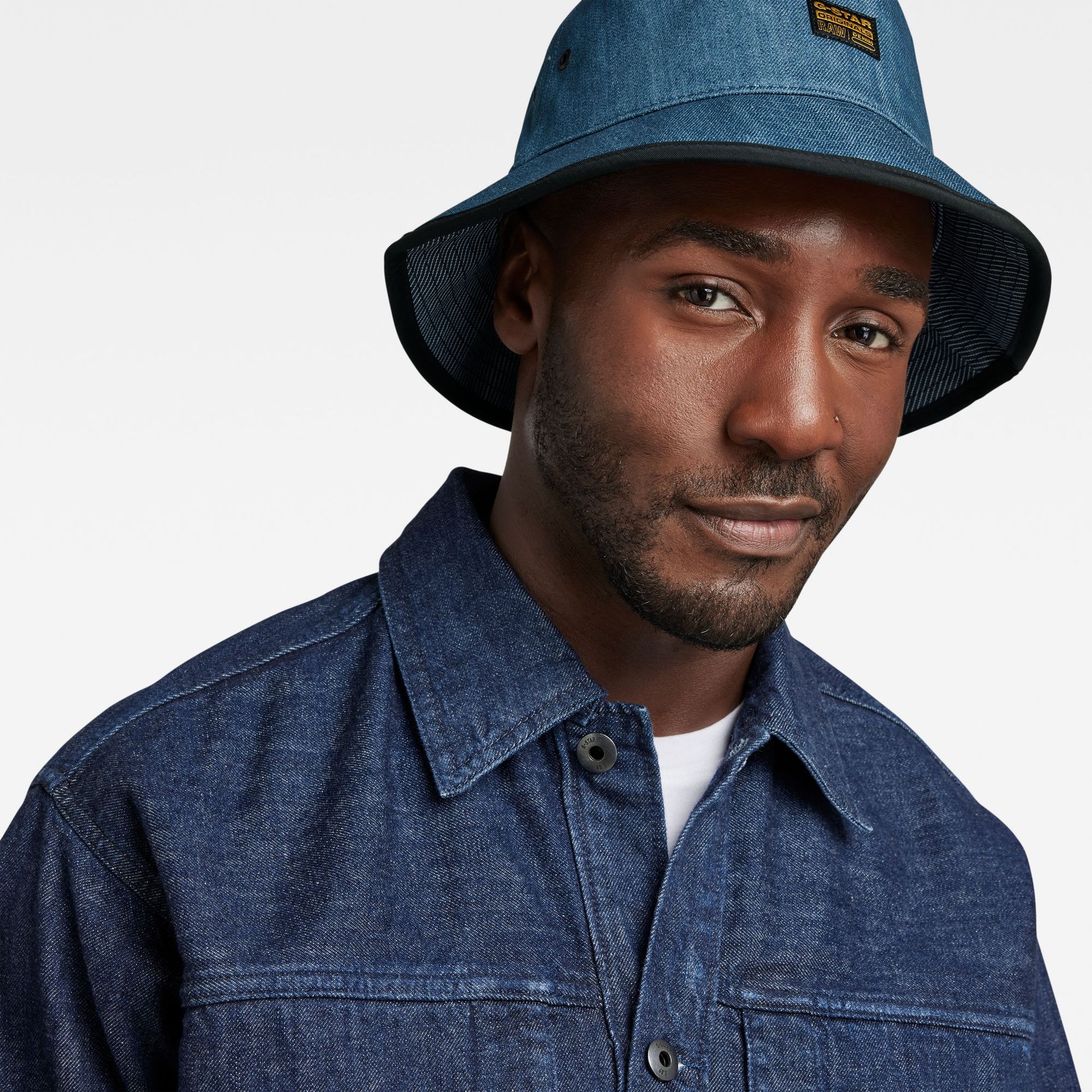 G-star Raw Denim bucket hat 001 raw denim 2900138873041