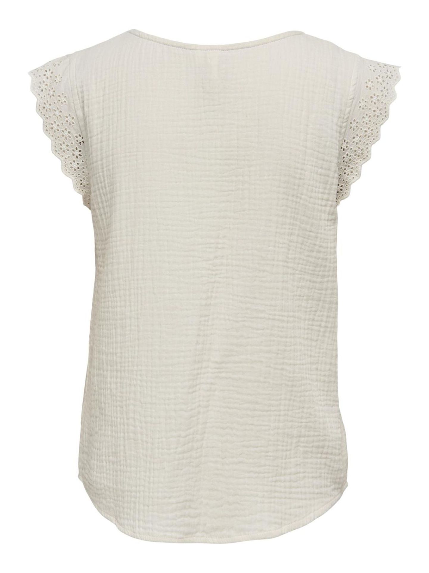 Only ONLTHYRA SL MIX TOP WVN Cloud Dancer 2900154294011