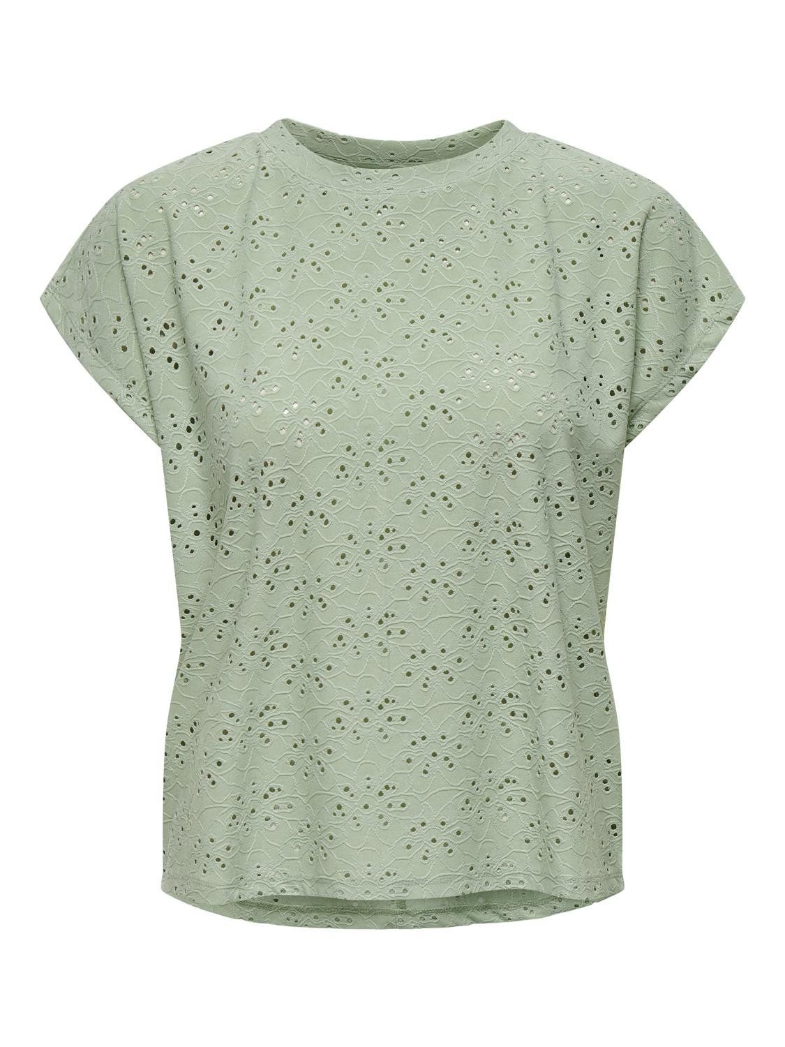 Only ONLSMILLA S/S TOP JRS NOOS Frosty Green 00103861-EKA26011400000423