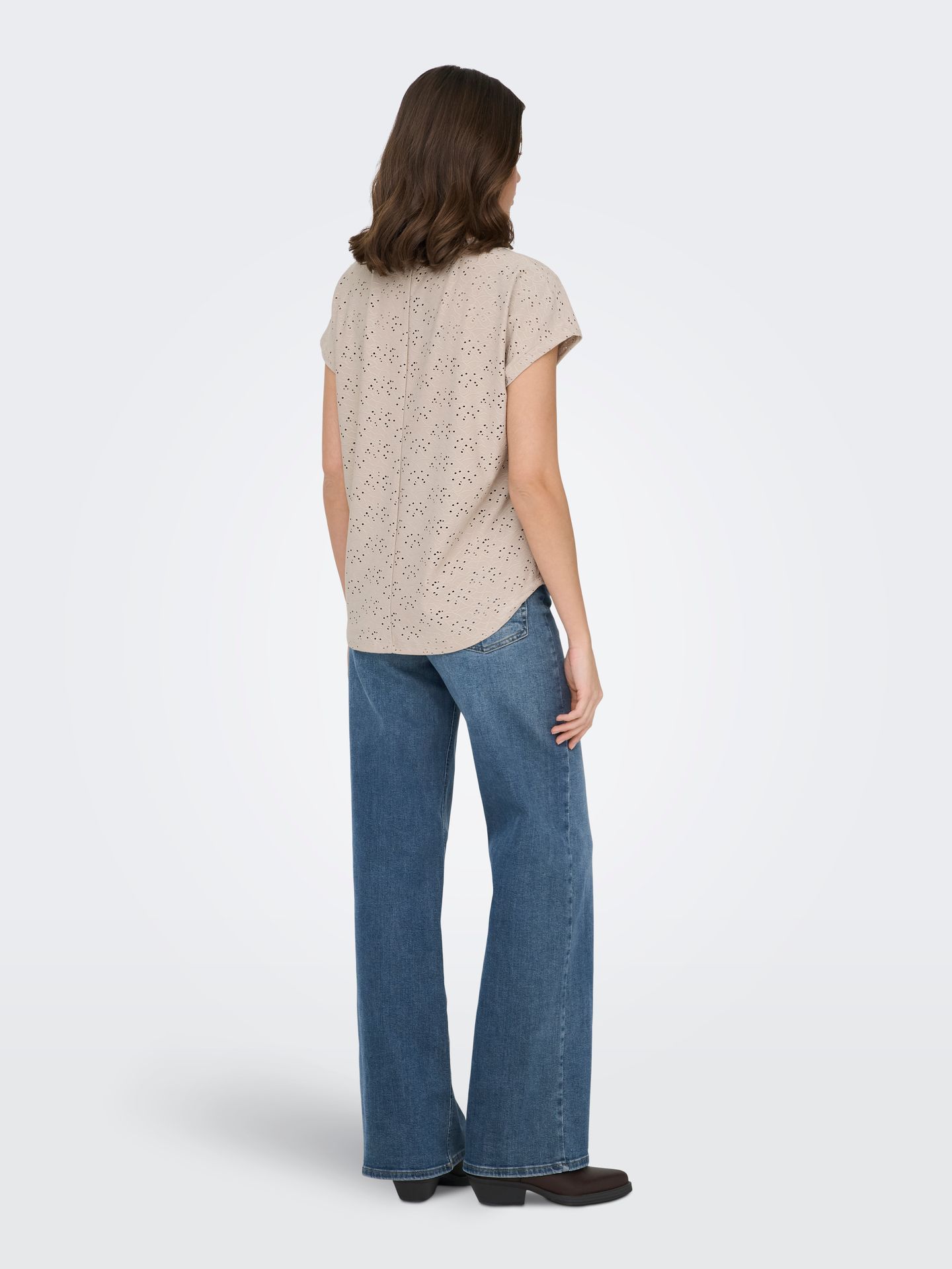 Only ONLSMILLA S/S TOP JRS NOOS Chateau Gray 2900163819052