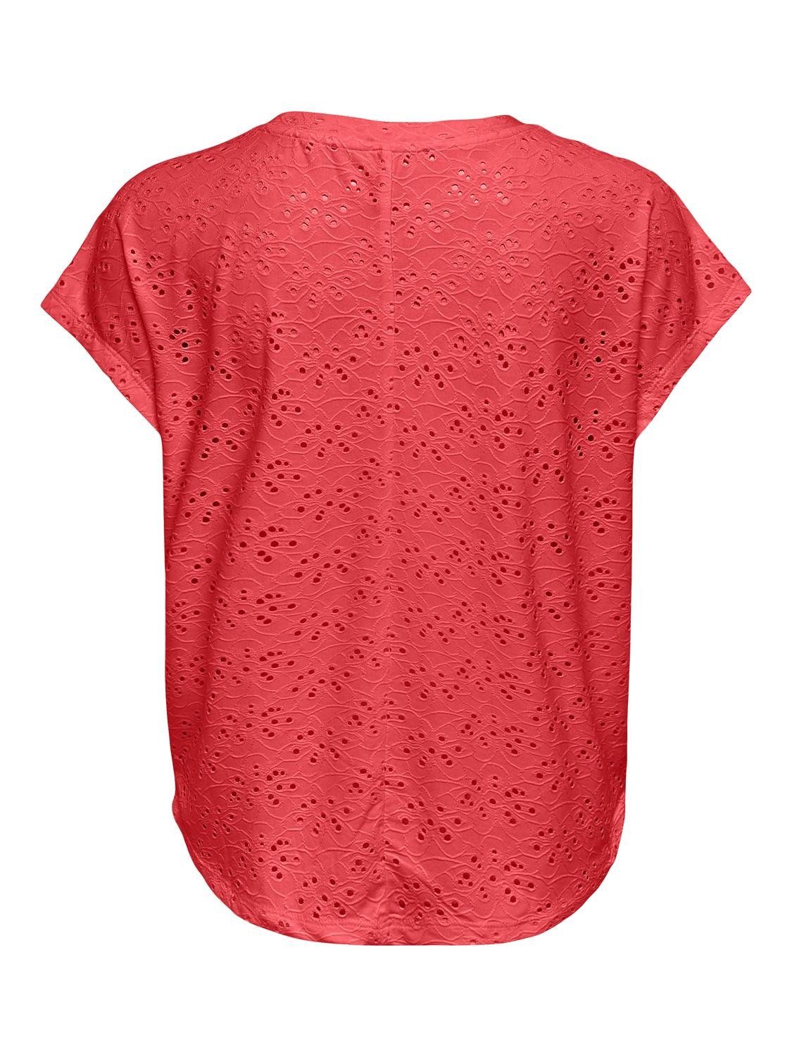 Only ONLSMILLA S/S TOP JRS NOOS Cayenne 2900147641020 Only ONLSMILLA S/S TOP JRS NOOS Cayenne 2900147641020