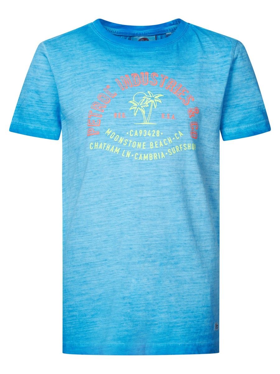 Petrol Jongens Boys T-Shirt SS Classic Print Electric Blue5000 00103872-EKA26002700000036