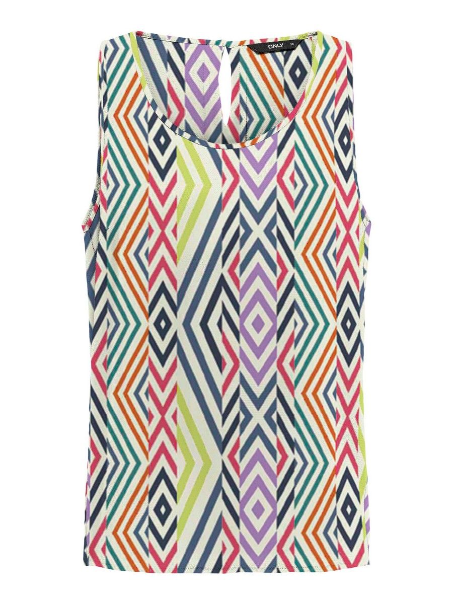 Only ONLNOVA LIFE S/L TOP AOP  PTM Royal Lilac/402 Aria 2900139002013