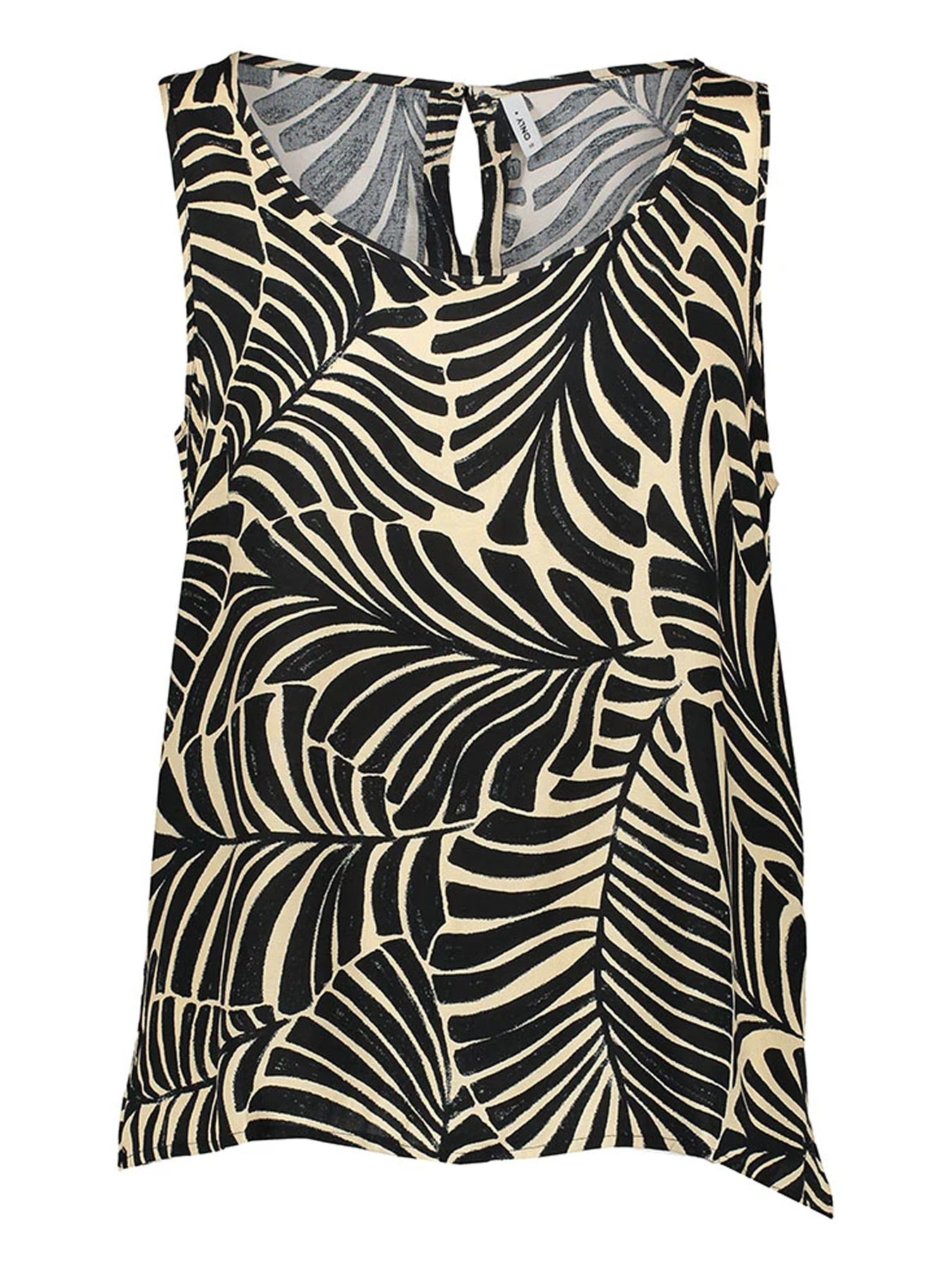 Only ONLNOVA LIFE S/L TOP AOP  PTM Black/611 La palma 00103875-EKA26011400002860