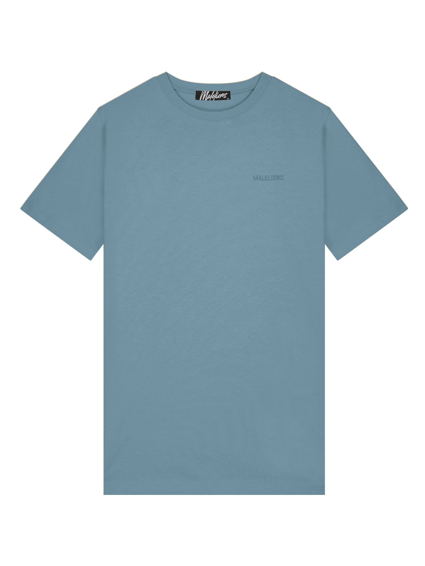 Malelions M3-ss23-19 T-shirt Smoke Blue 00103900-SMBL