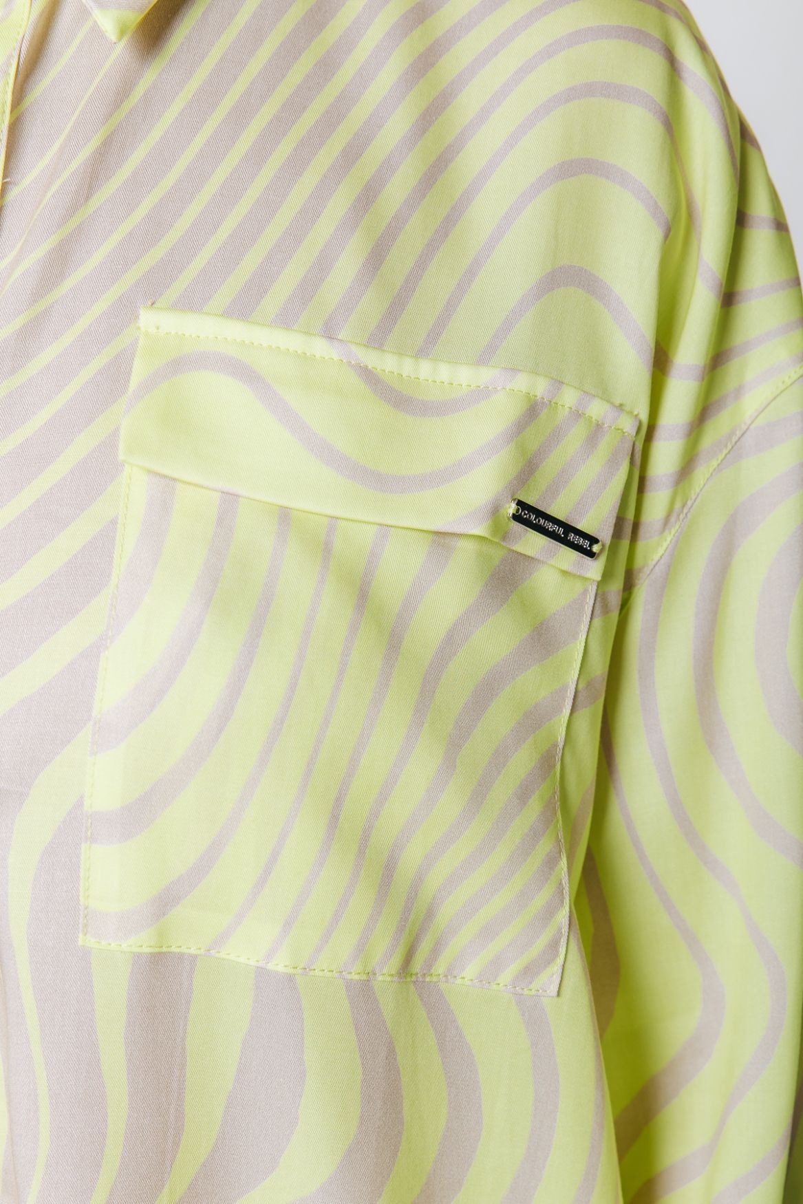 Colourful Rebel Tatum Liquid Blouse 712 lime 2900139055040
