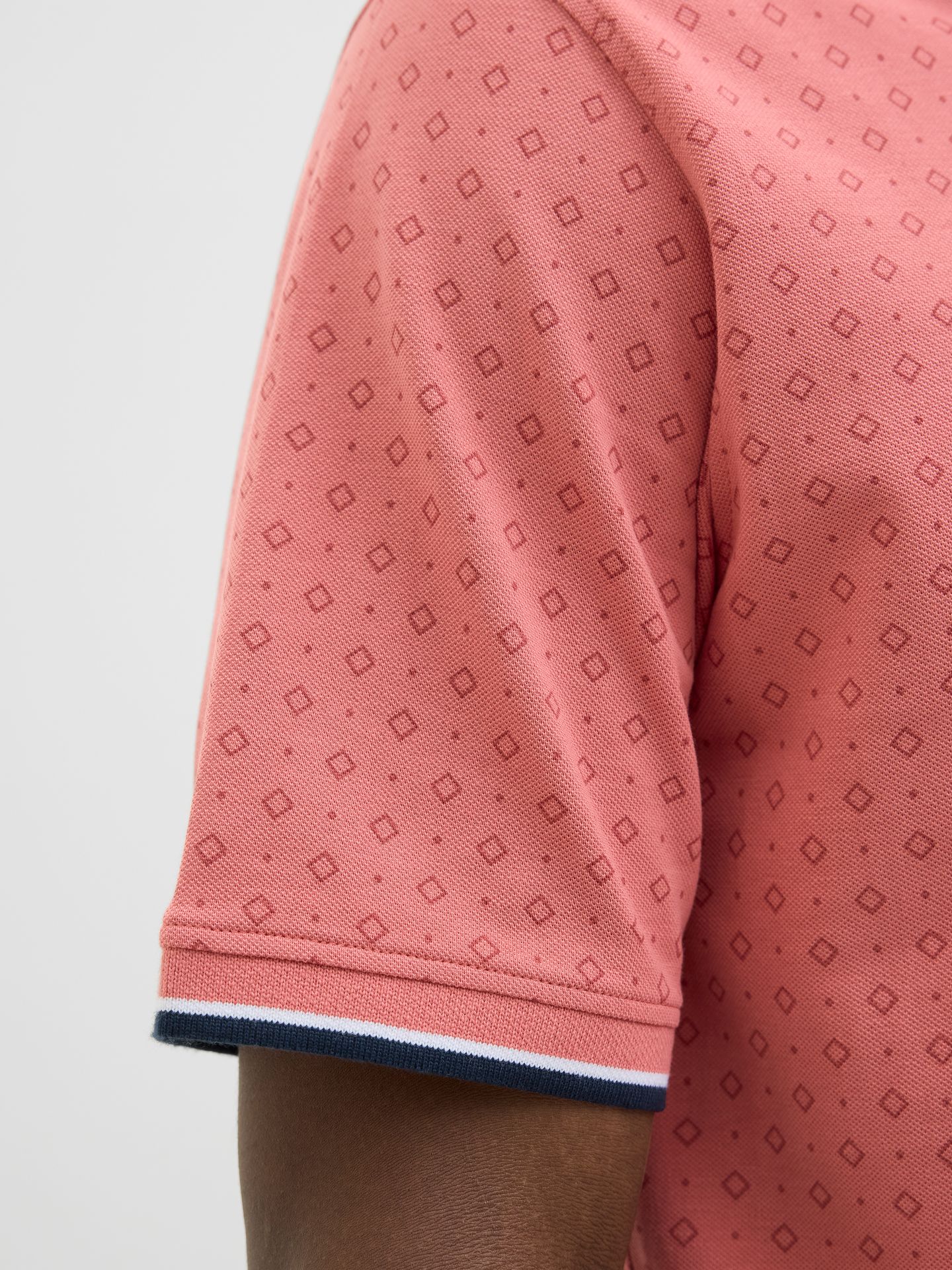 Jack & Jones JPRPAULOS PLAY AOP BLU. SS POLO Faded Rose/NEW 2900156005059