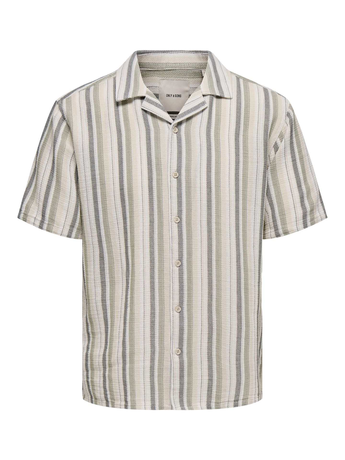 Only & Sons ONSTREV LIFE REG STRUC STRIPE SS SH Seagrass/Multi Stripe 2900164180045