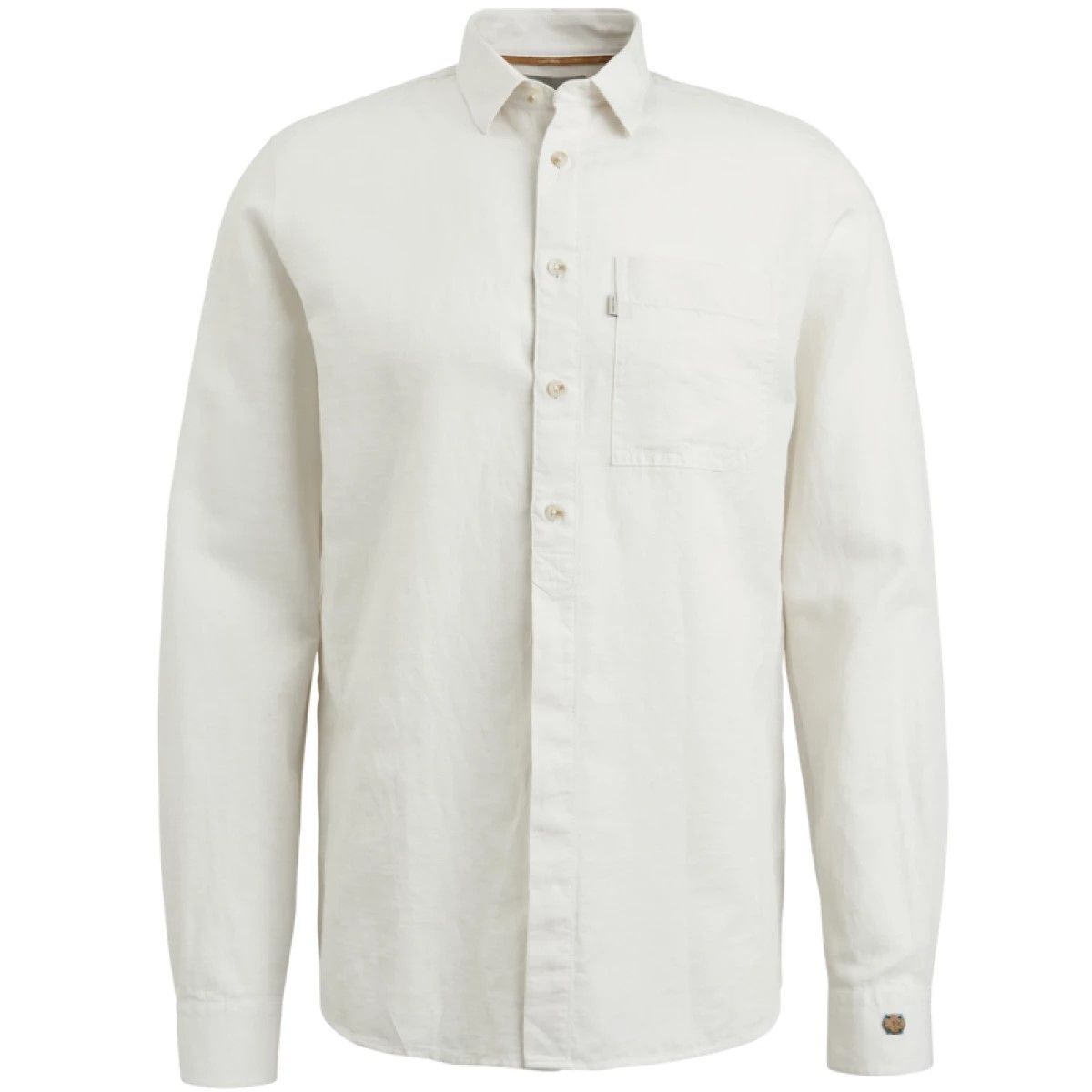 Cast Iron Long Sleeve Shirt Co Li Dobby Snow White 00104074-7002