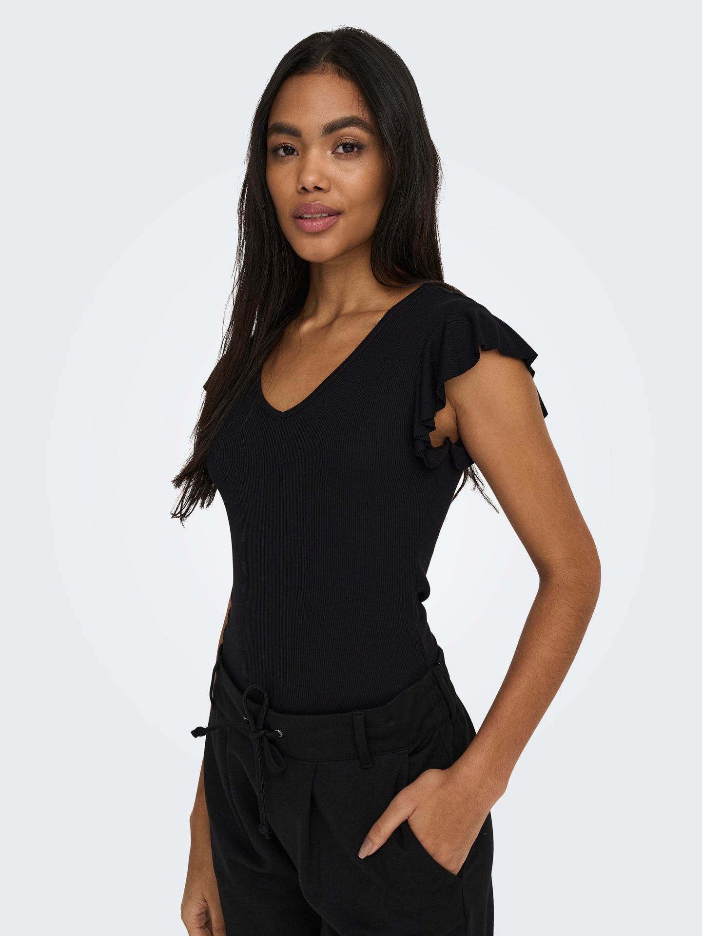 Only ONLBELIA S/L TOP JRS NOOS Black 2900140478036 Only ONLBELIA S/L TOP JRS NOOS Black 2900140478036
