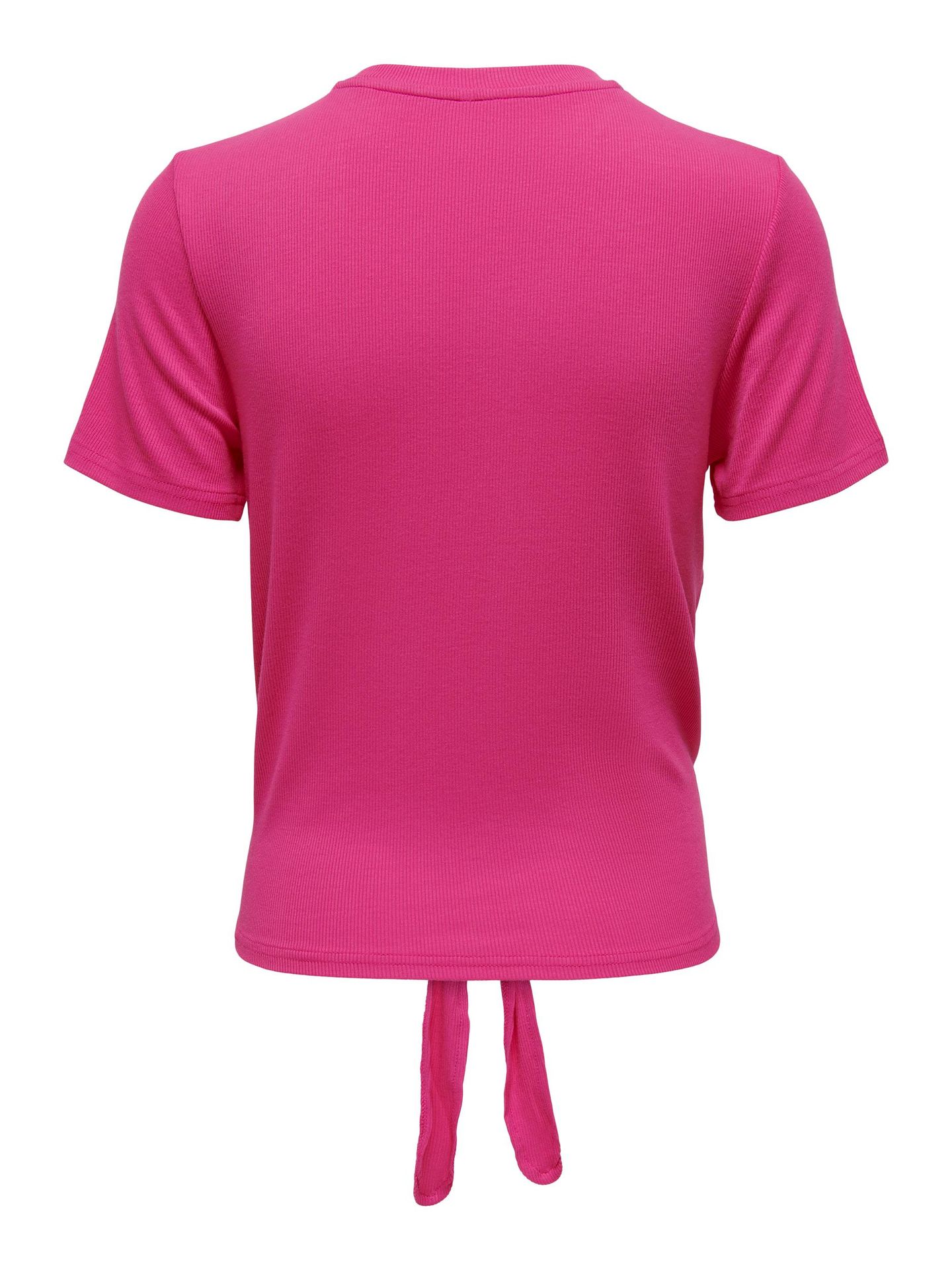 Only ONLBELIA S/S KNOT TOP BOX JRS Fuchsia Purple 2900139512048 Only ONLBELIA S/S KNOT TOP BOX JRS Fuchsia Purple 2900139512048