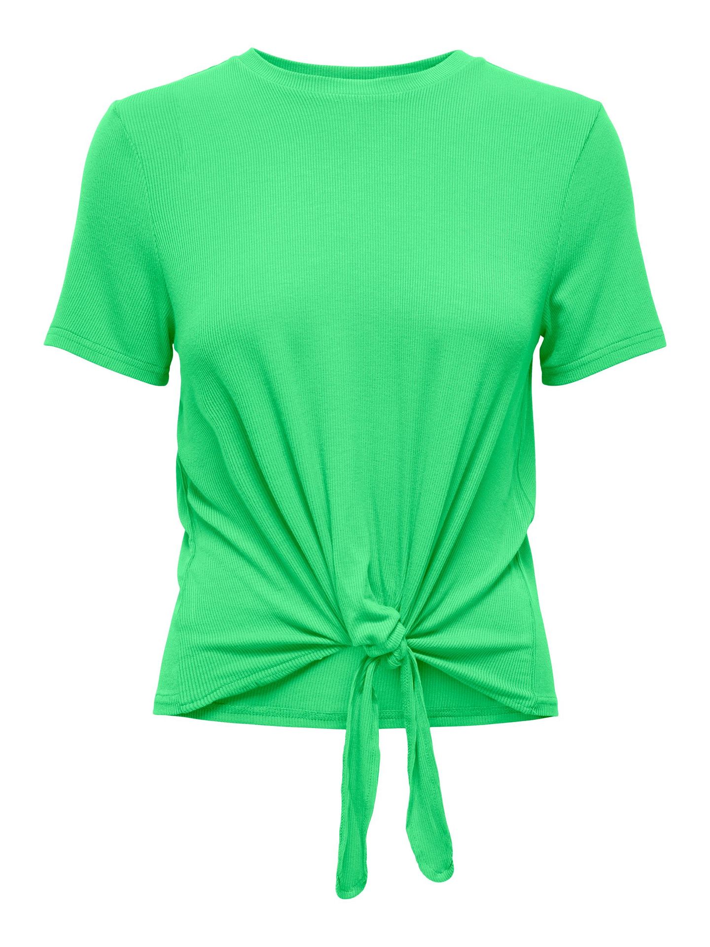 Only ONLBELIA S/S KNOT TOP BOX JRS Summer Green 2900139513038