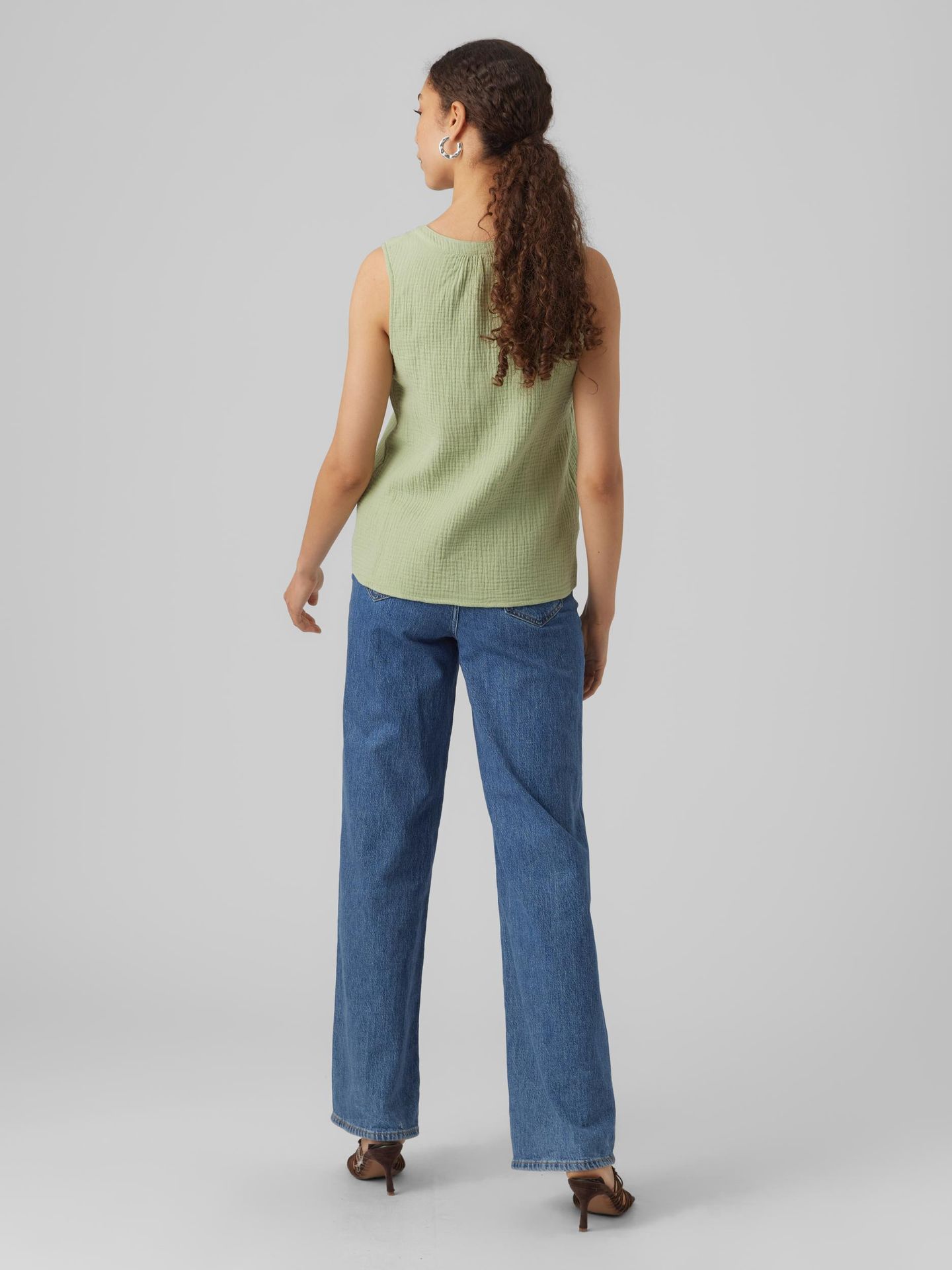 Vero Moda VMNATALI NIA SL TOP WVN Reseda 2900139548016