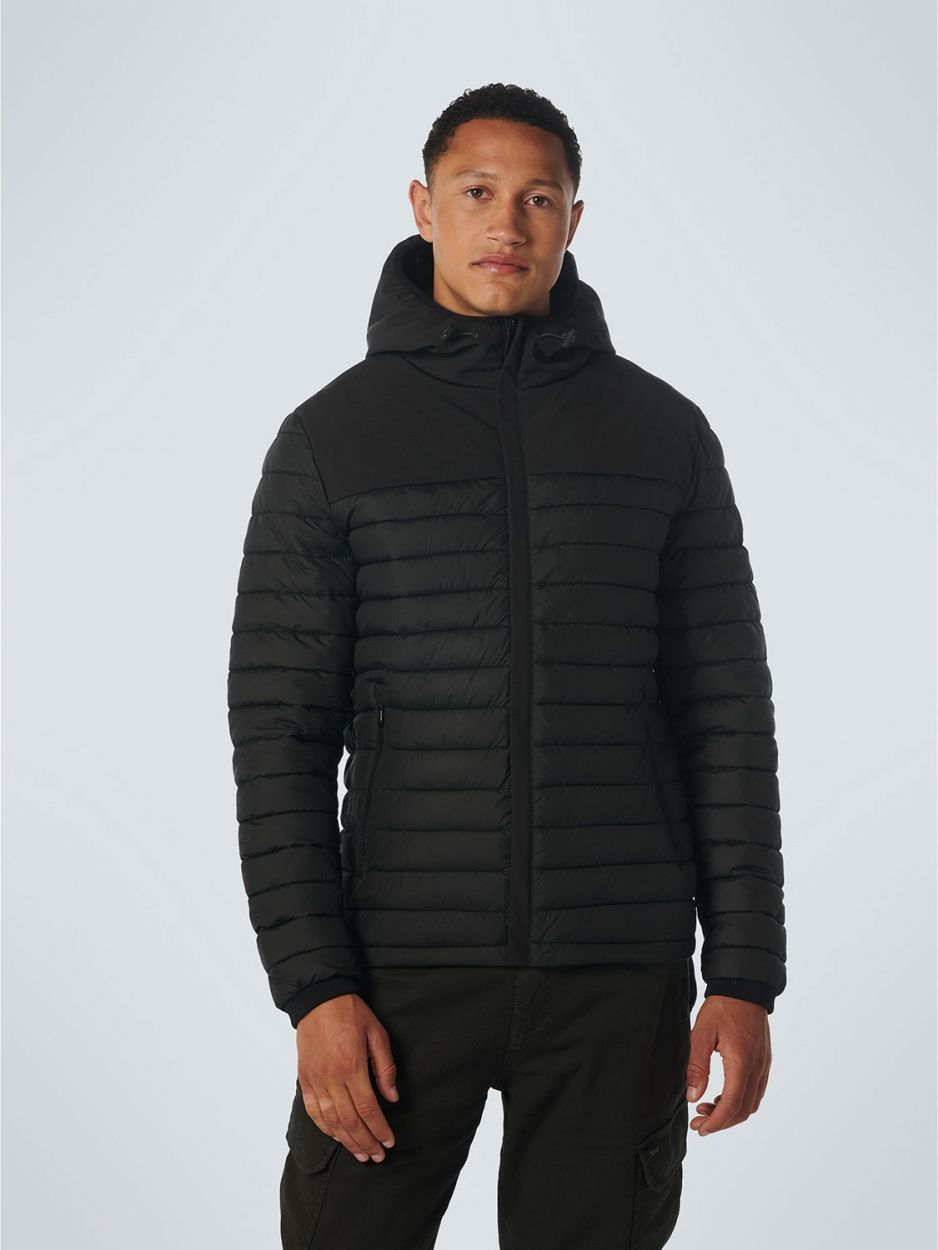 Jacket Hooded Short Fit Padded Mix
