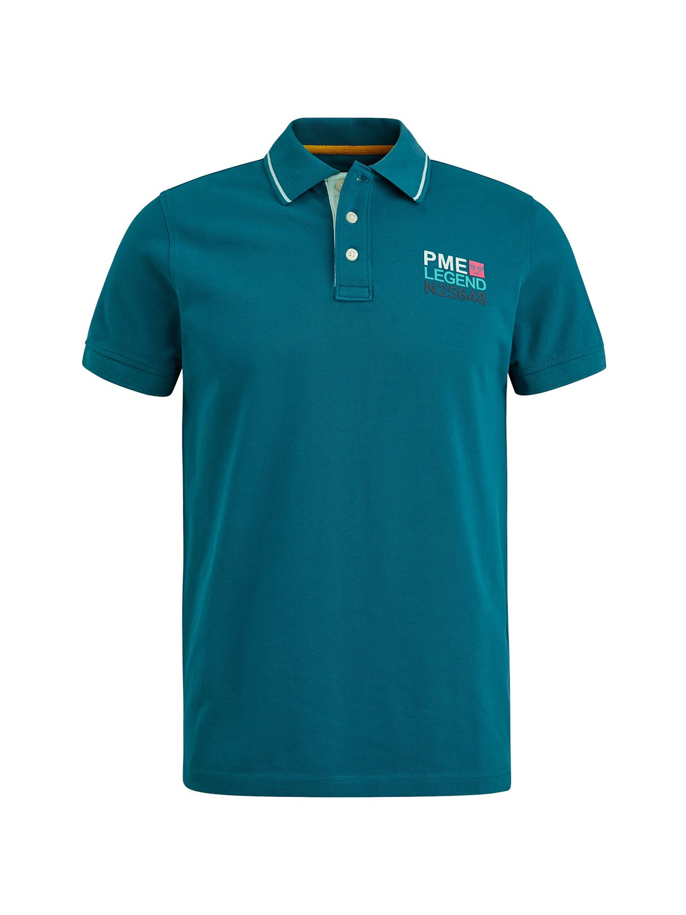 Pme Legend Short sleeve polo Stretch pique pa Ink Blue 00104302-5234