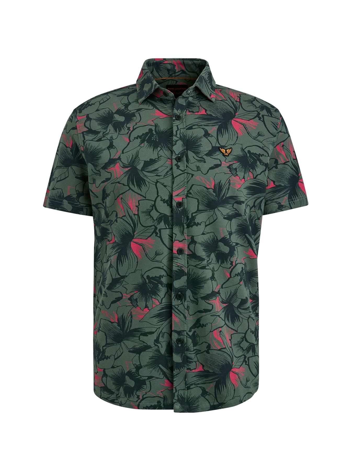 Pme Legend Short Sleeve Shirt Jersey Pique Pr Balsam Green 00104339-6024