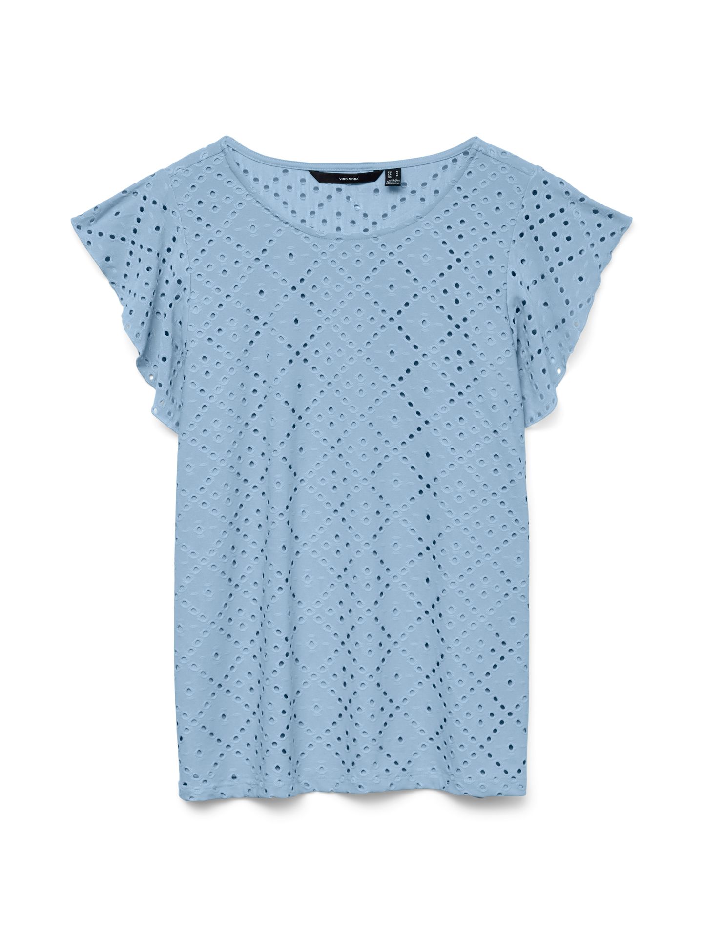 Vero Moda VMTASSA SL FRILL TOP NOOS Cashmere Blue 00104347-EKA26011400000525
