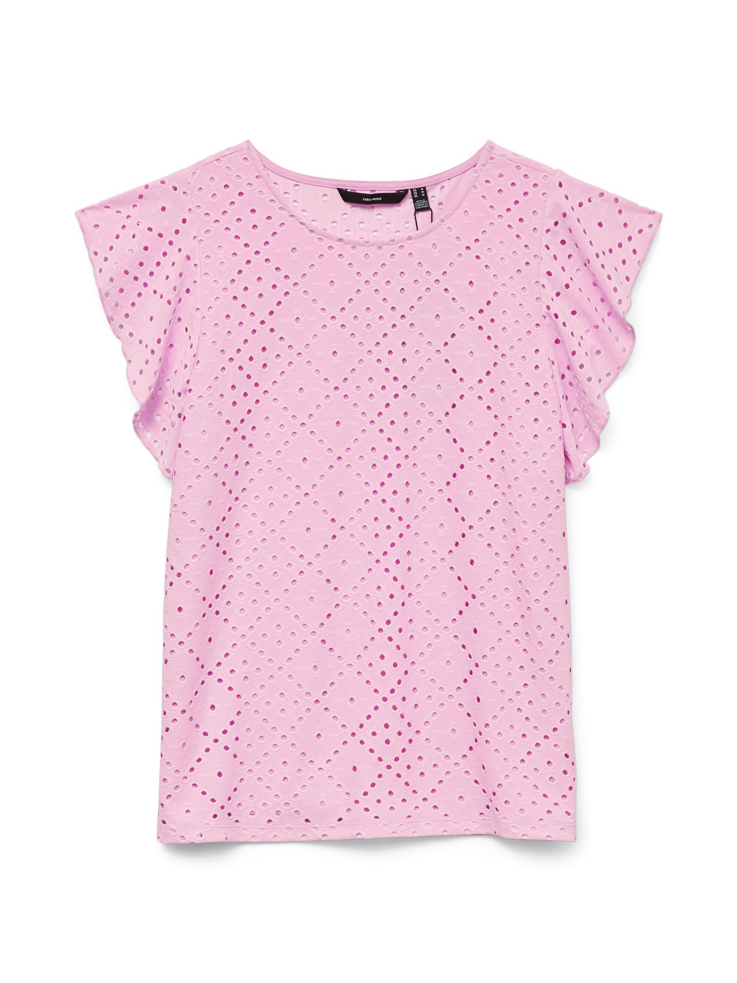 Vero Moda VMTASSA SL FRILL TOP NOOS Bonbon 00104347-EKA26011400001384
