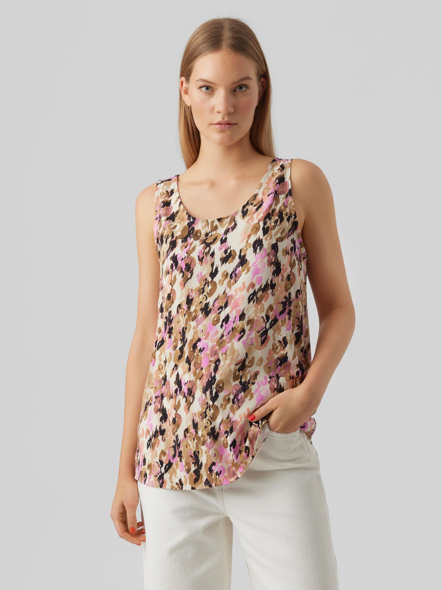 Vero Moda VMEASY SL TANK TOP R1 WVN GA Tigers Eye/Ofreya 2900139823021