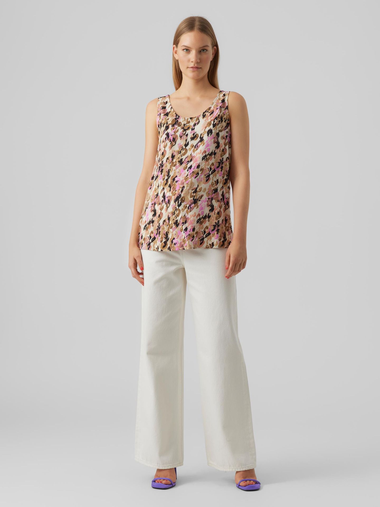 Vero Moda VMEASY SL TANK TOP R1 WVN GA Tigers Eye/Ofreya 2900139823021