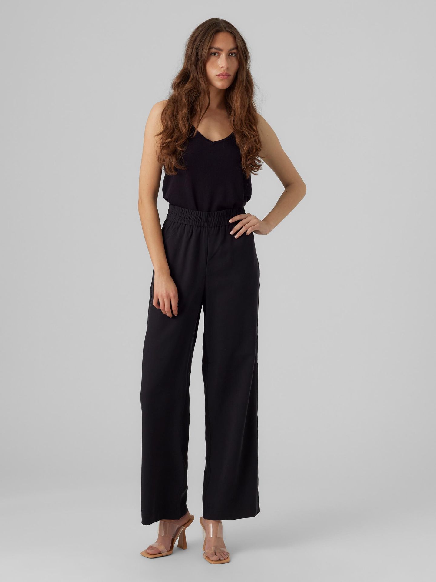 Vero Moda VMCARMEN HW WIDE PULL-ON PANT NOOS Black 2900139831064