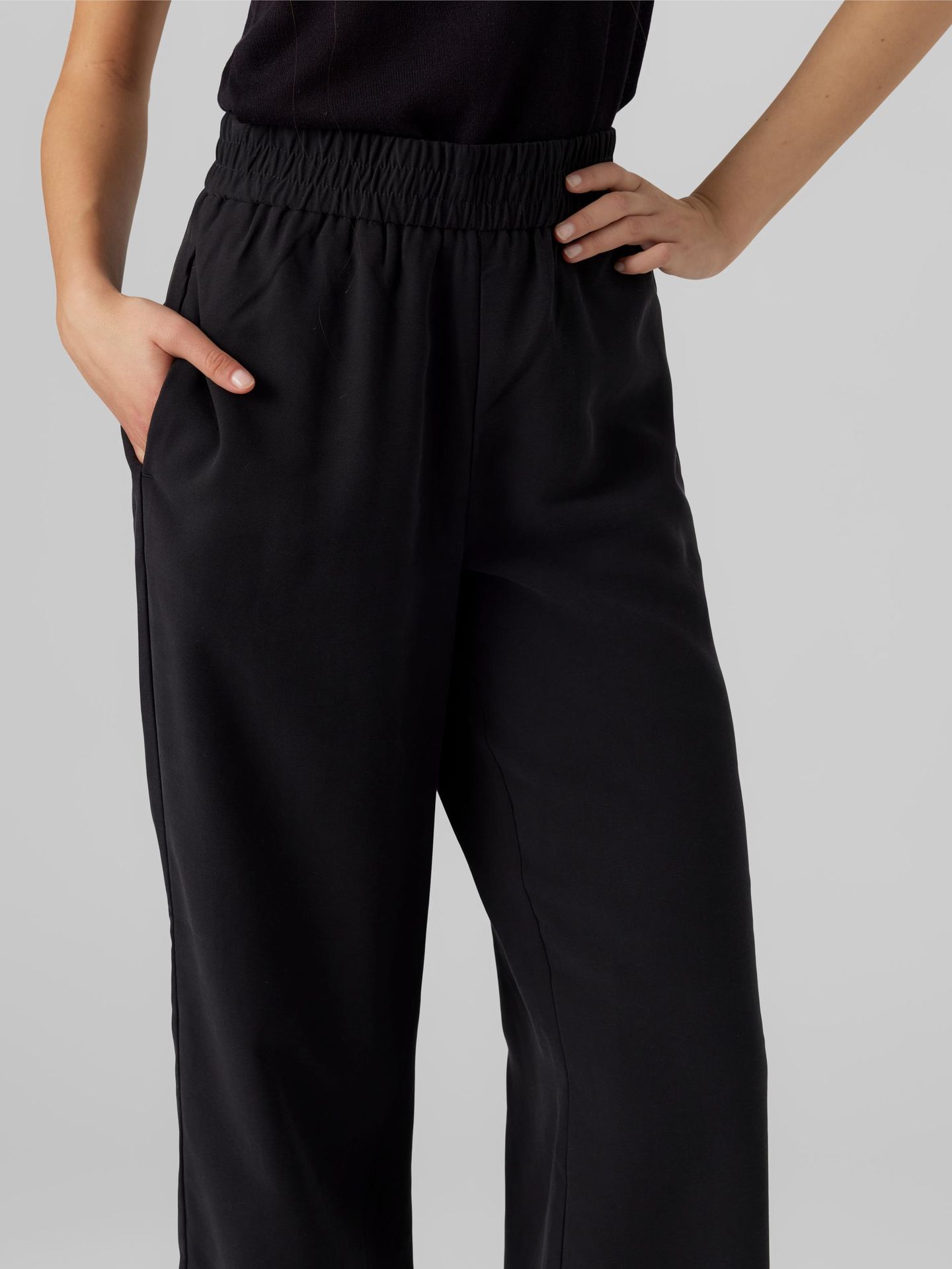 Vero Moda VMCARMEN HW WIDE PULL-ON PANT NOOS Black 2900139831064