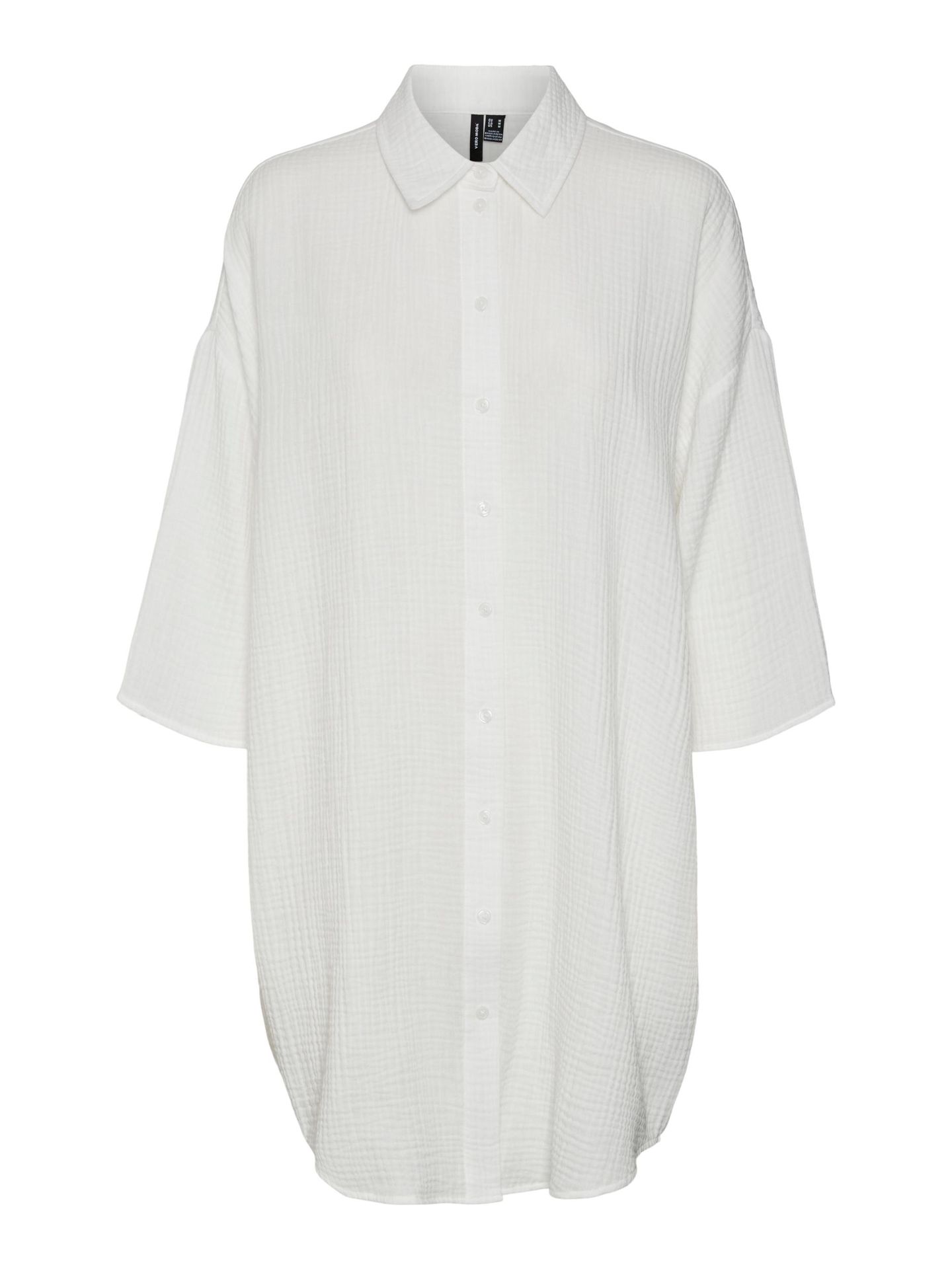 Vero Moda VMNATALI 3/4 LONG OVERSHIRT  NOOS Snow White 2900139848031