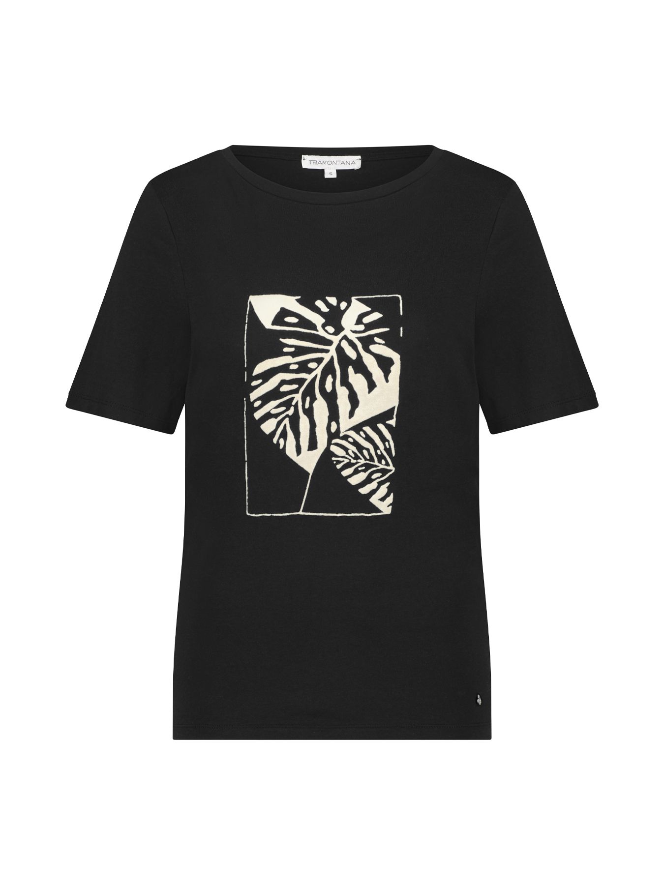 Tramontana T-Shirt Leaf Black 009000 2900139869043