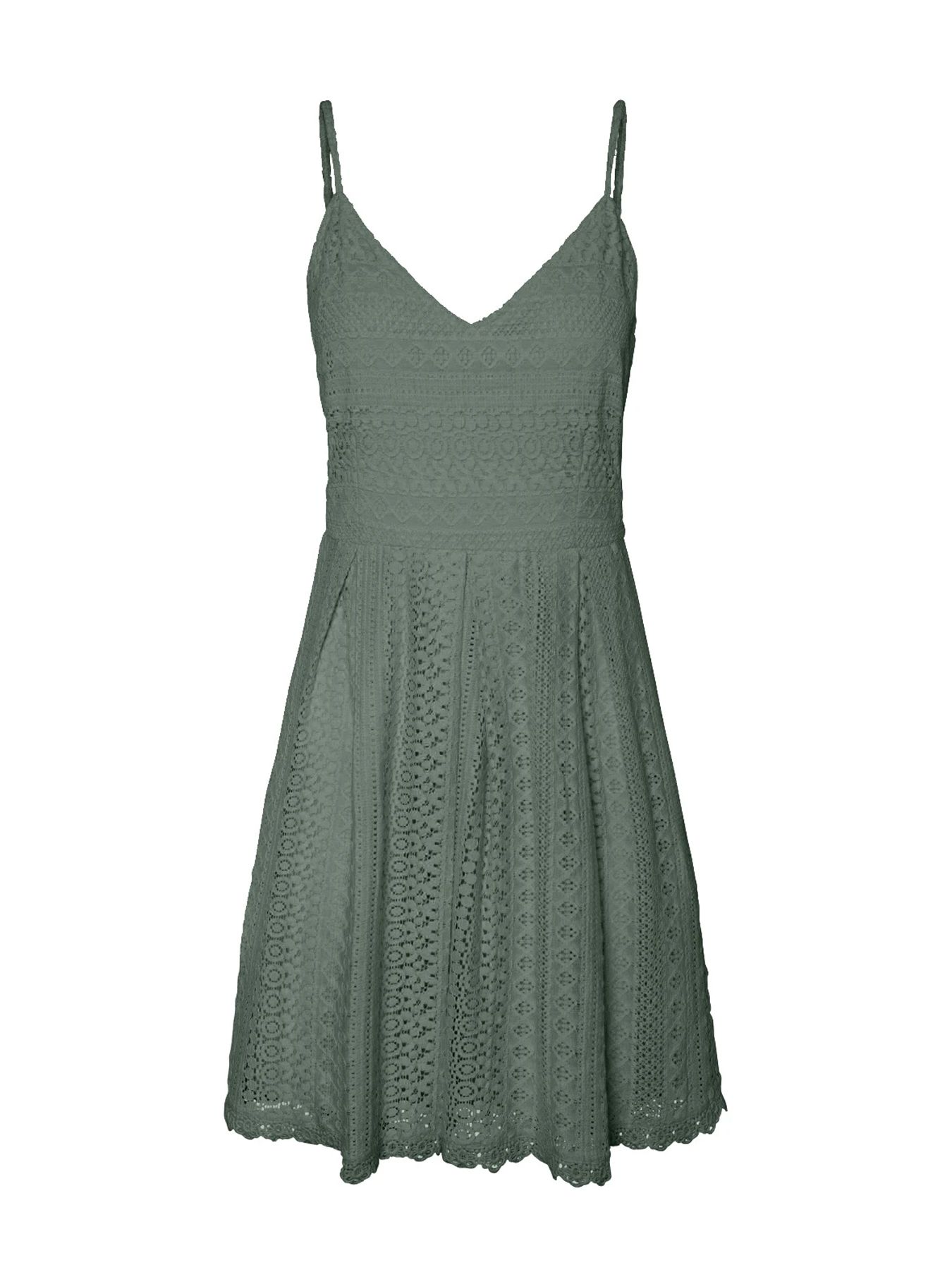 Vero Moda VMHONEY LACE PLEATED SINGLET DRESS Laurel Wreath 00104497-EKA26011400000256