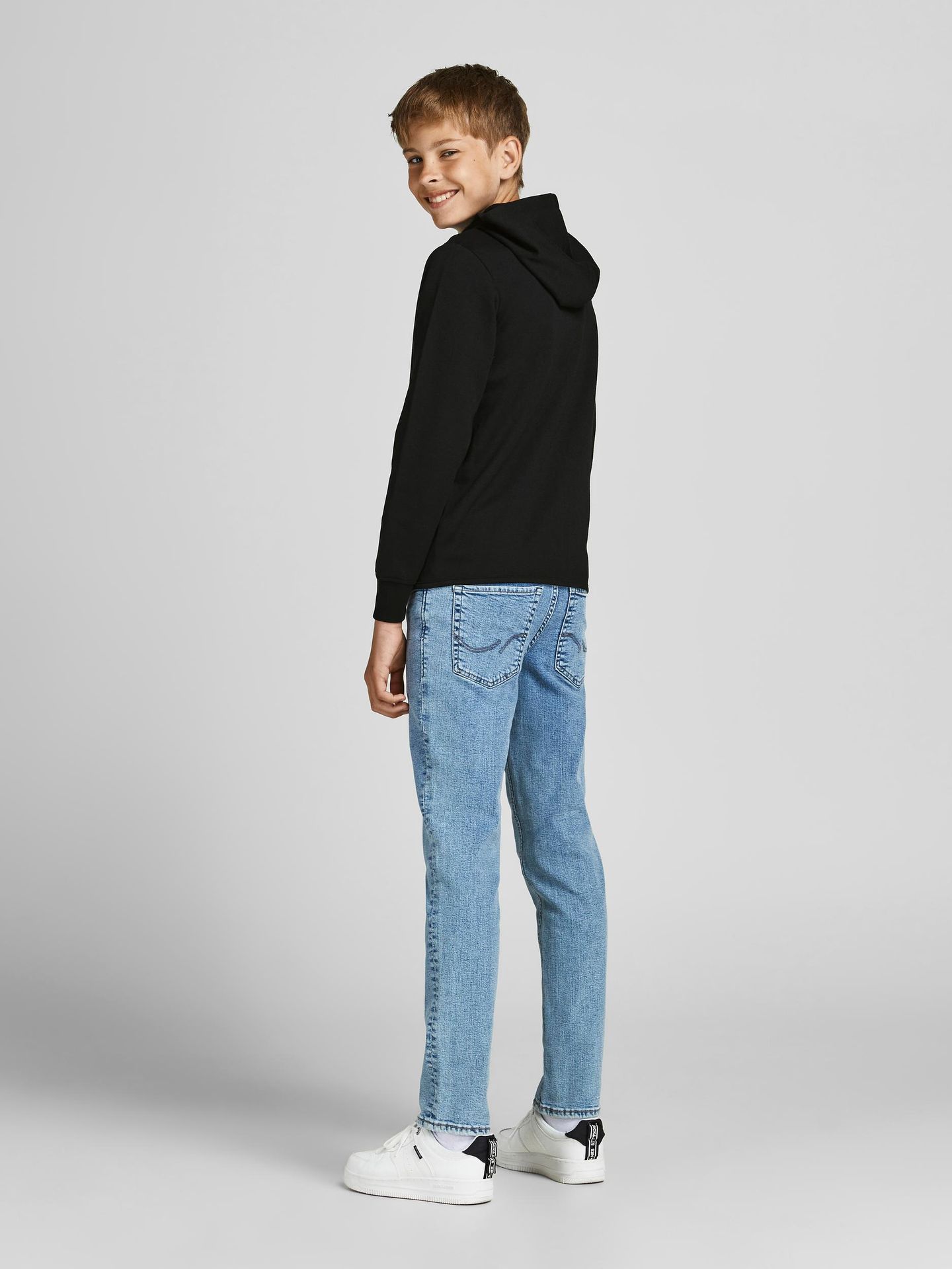 Jack & Jones JCOAIR SWEAT ZIP HOOD NOOS JNR Black 2900140564012