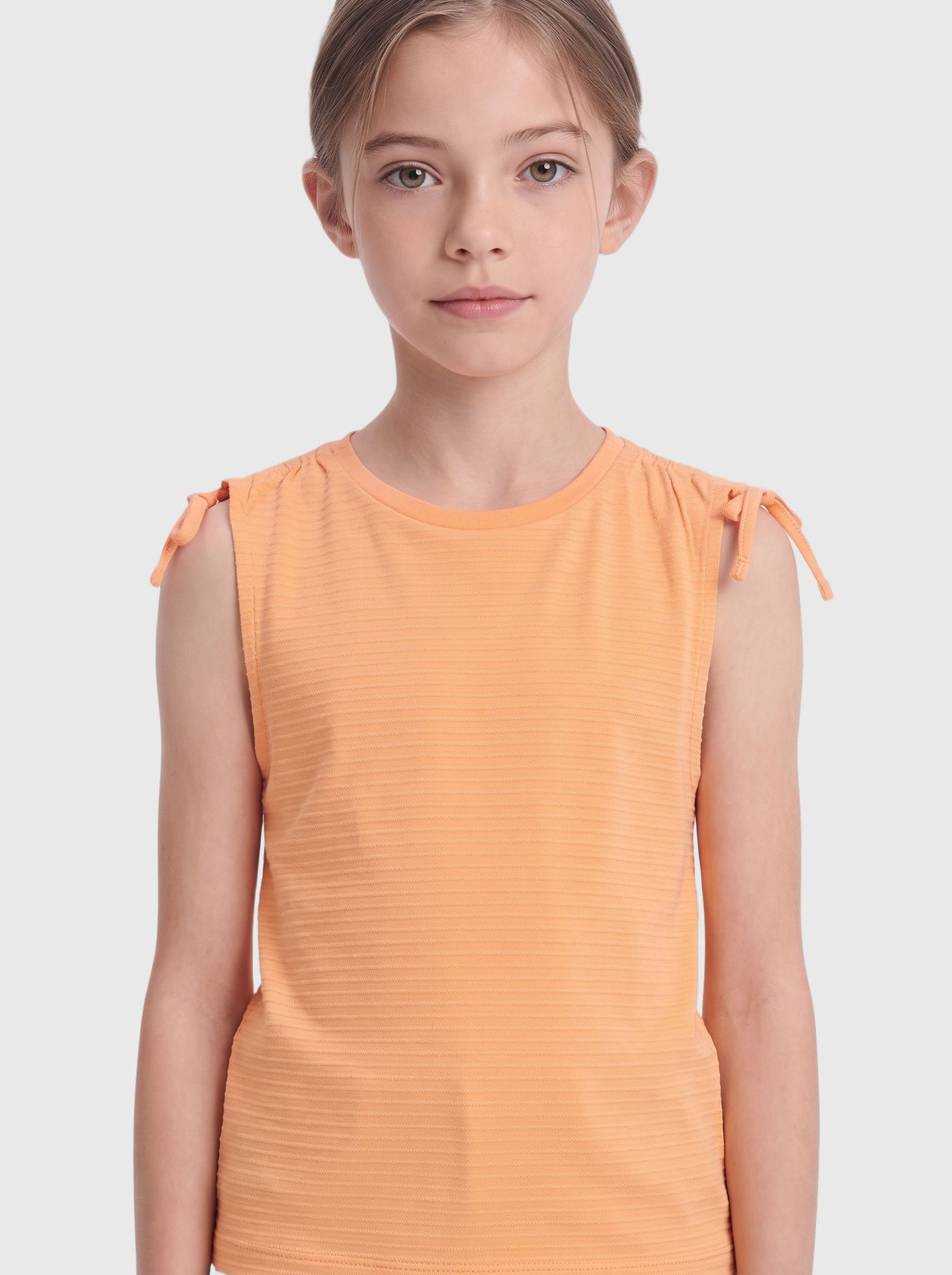 Kids Only KOGOLIVIE S/L STRING TOP JRS Orange Chiffon 00104608-EKA26011400001433
