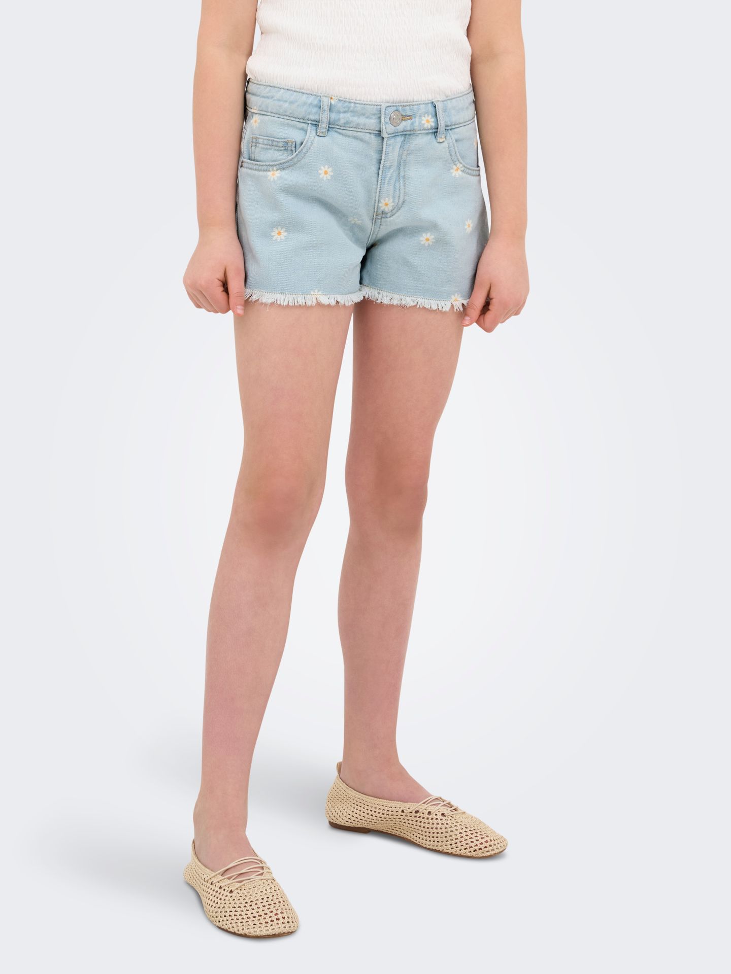 Kids Only KOGROBYN DAISY SHORTS BJ Light Blue Denim 00104610-EKA26011400000011