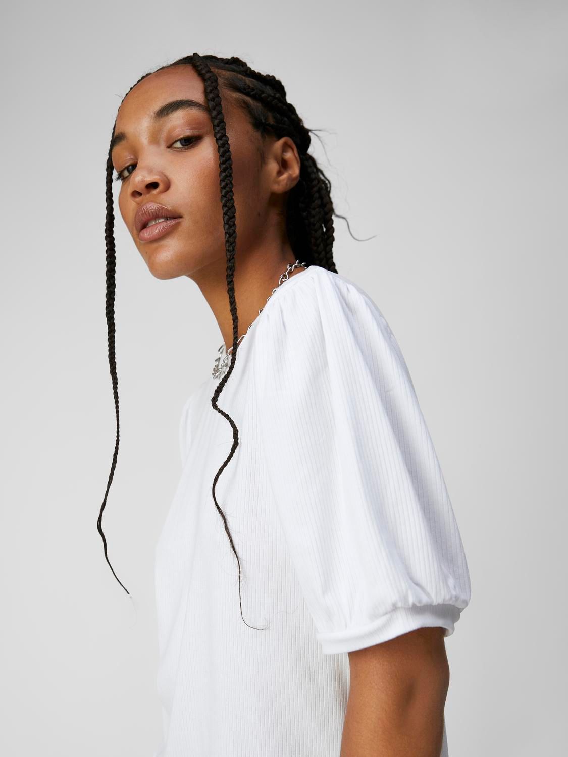 Object OBJJAMIE S/S TOP NOOS White 2900145881046