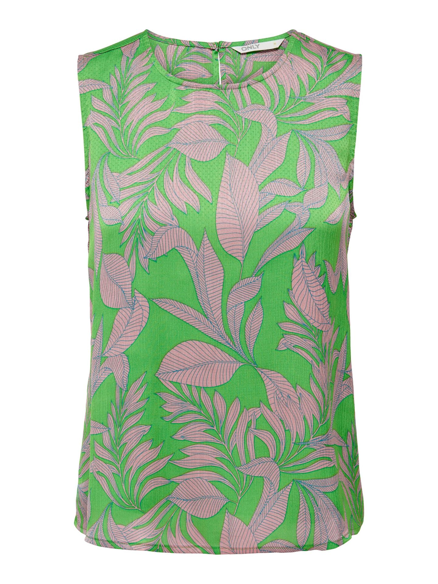 Only ONLCHELSEA TANK TOP PTM Vibrant Green/Untamed leaves 2900140473031 Only ONLCHELSEA TANK TOP PTM Vibrant Green/Untamed leaves 2900140473031