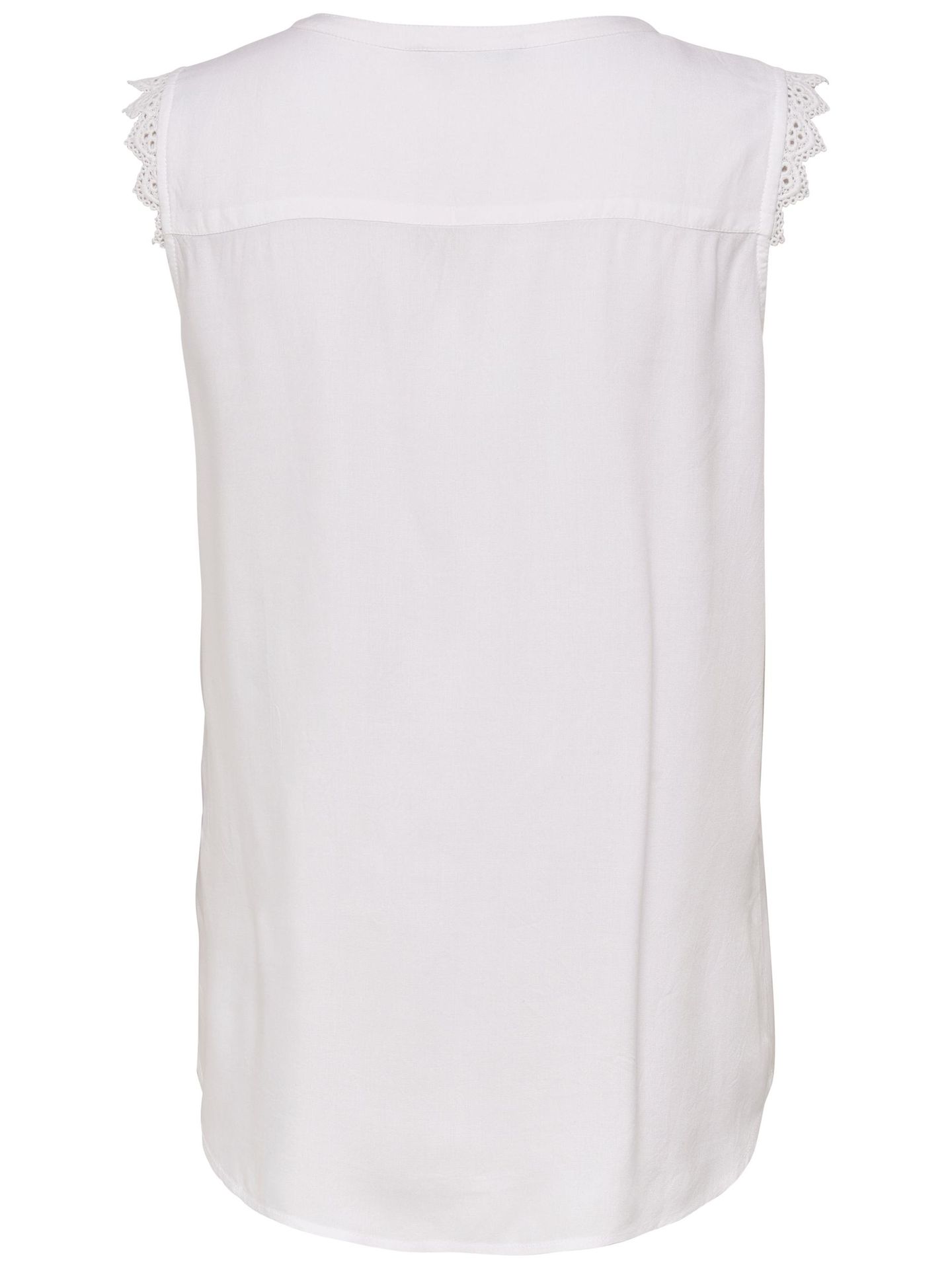 Only ONLKIMMI S/L TOP WVN NOOS White 2900140494012